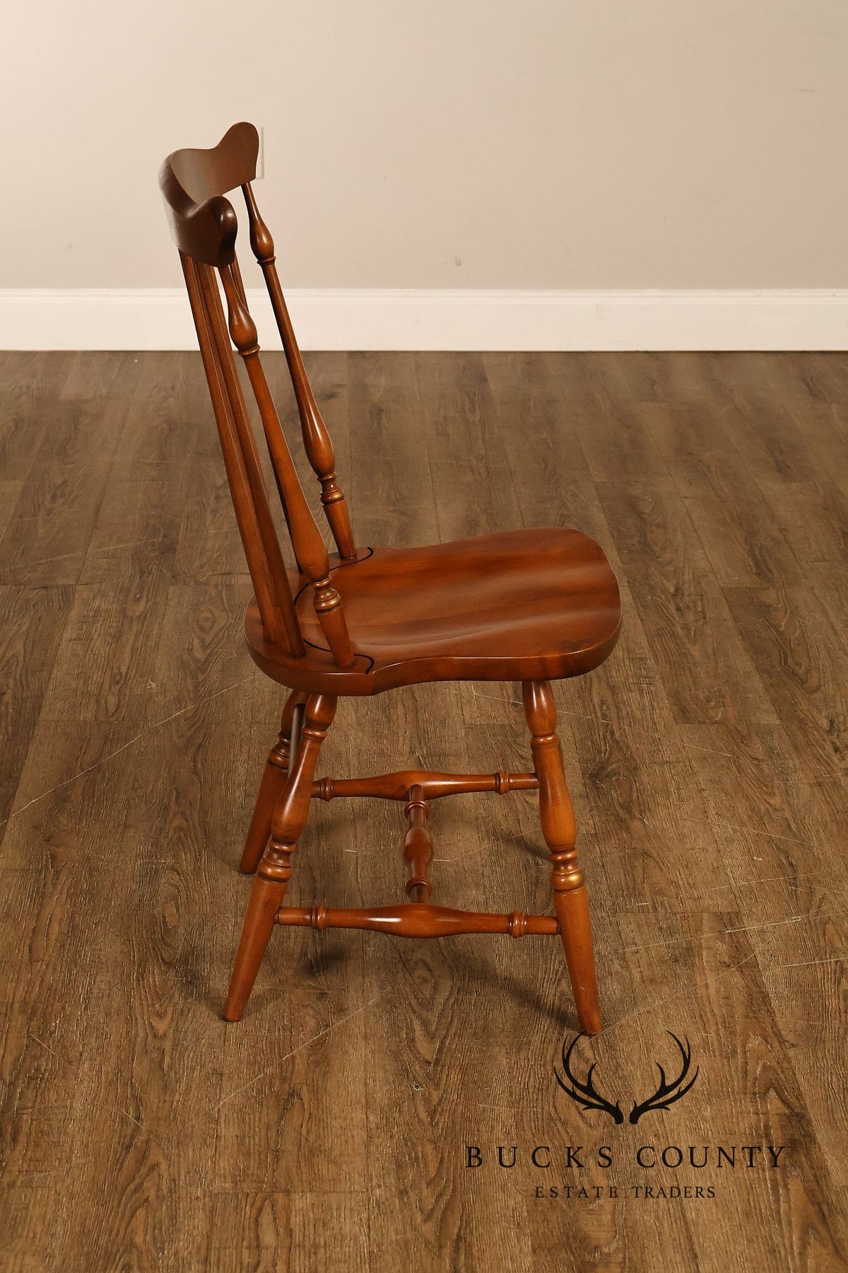 L. Hitchcock Set Of 4 Fan-Back Windsor Side Dining Chairs