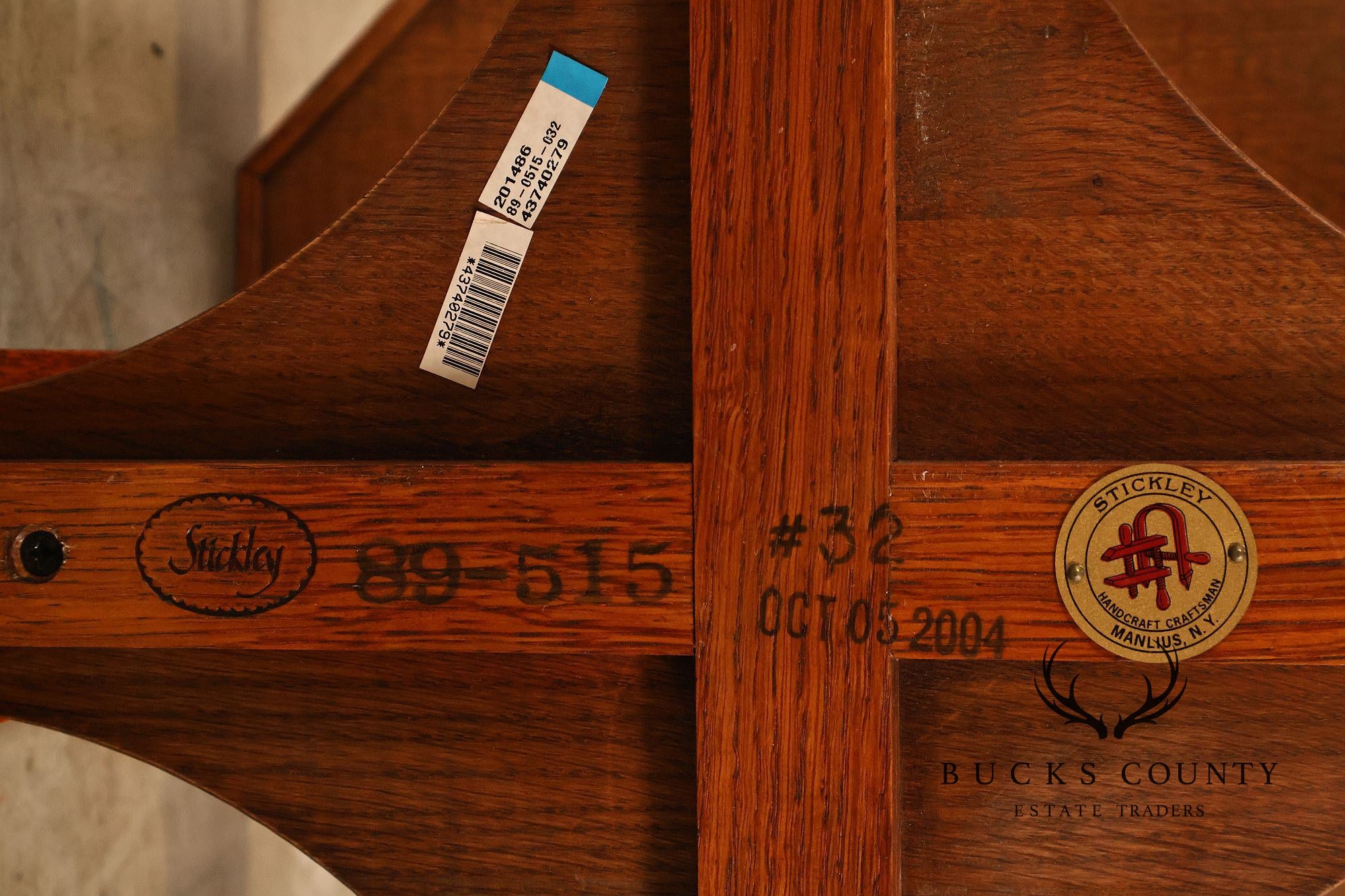 Stickley Mission Collection Oak Octagonal Table