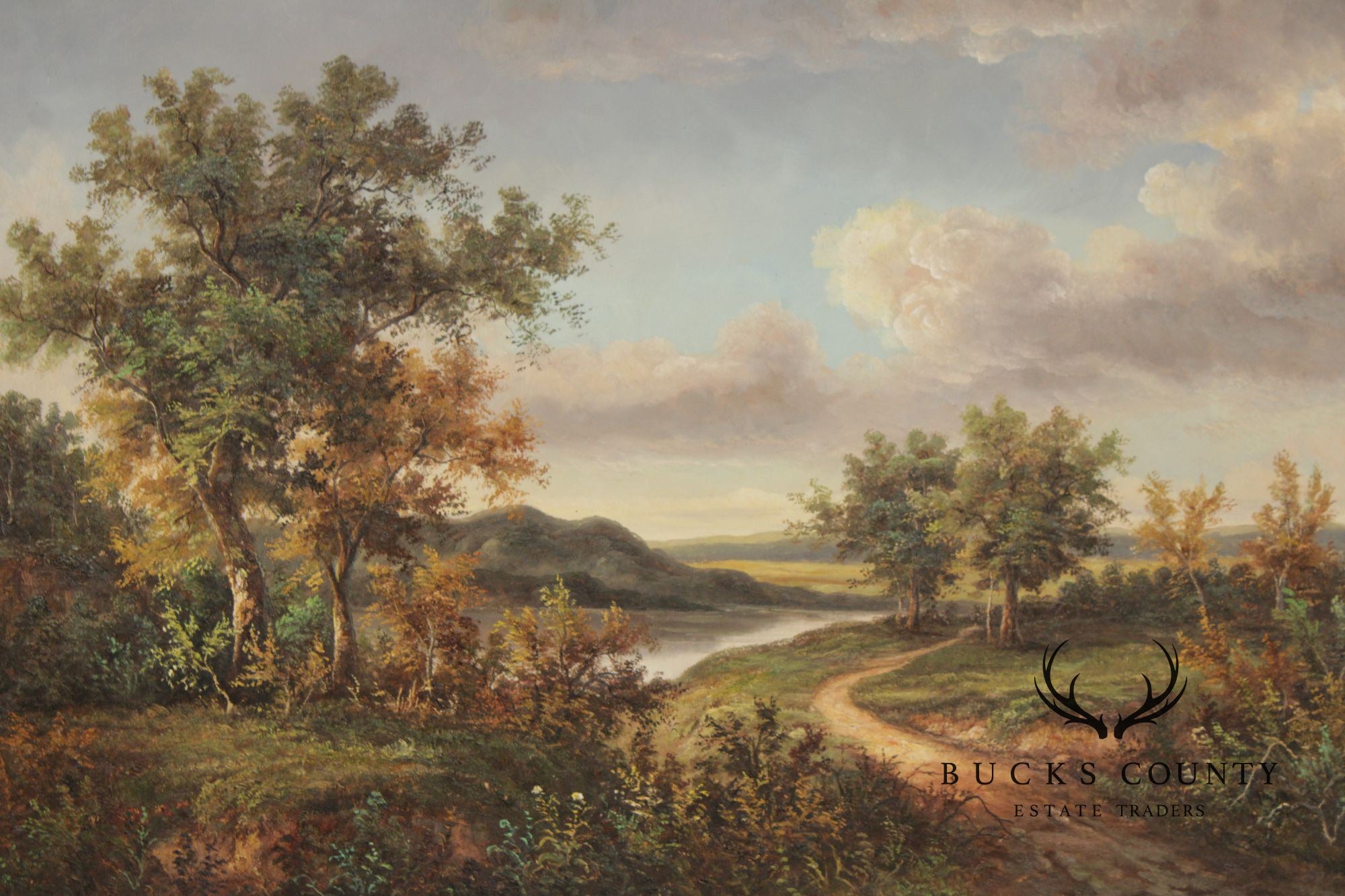 Artist Signed Continental School Landscape Painting