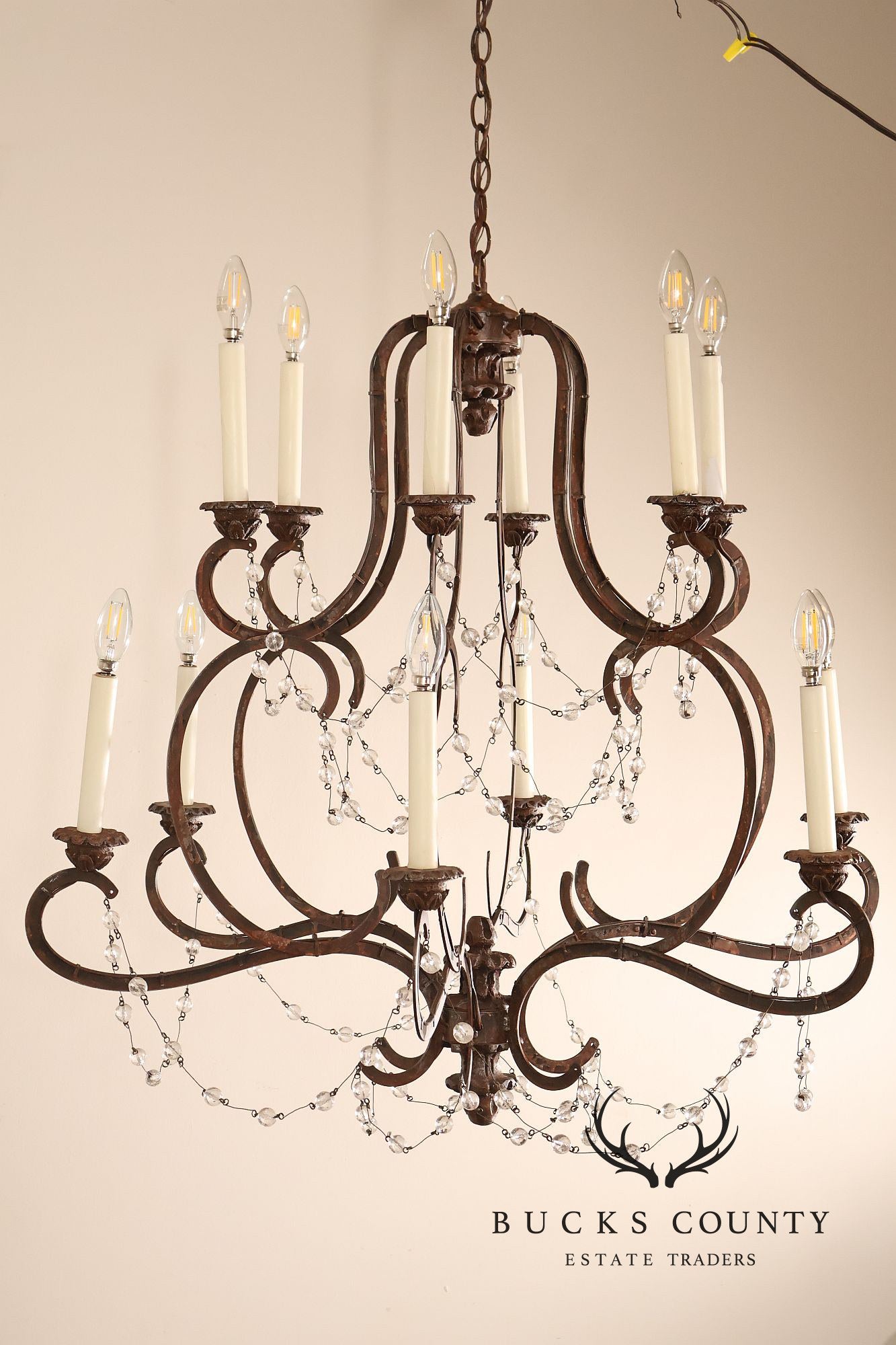 Niermann Weeks Avignon Iron Chandelier