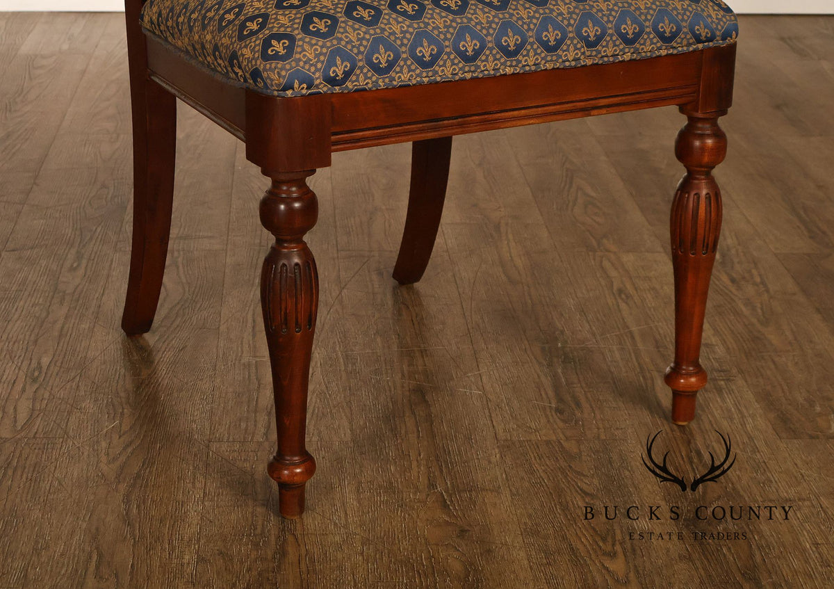 Ethan Allen British Classics Collection Set of Eight Dining Chairs