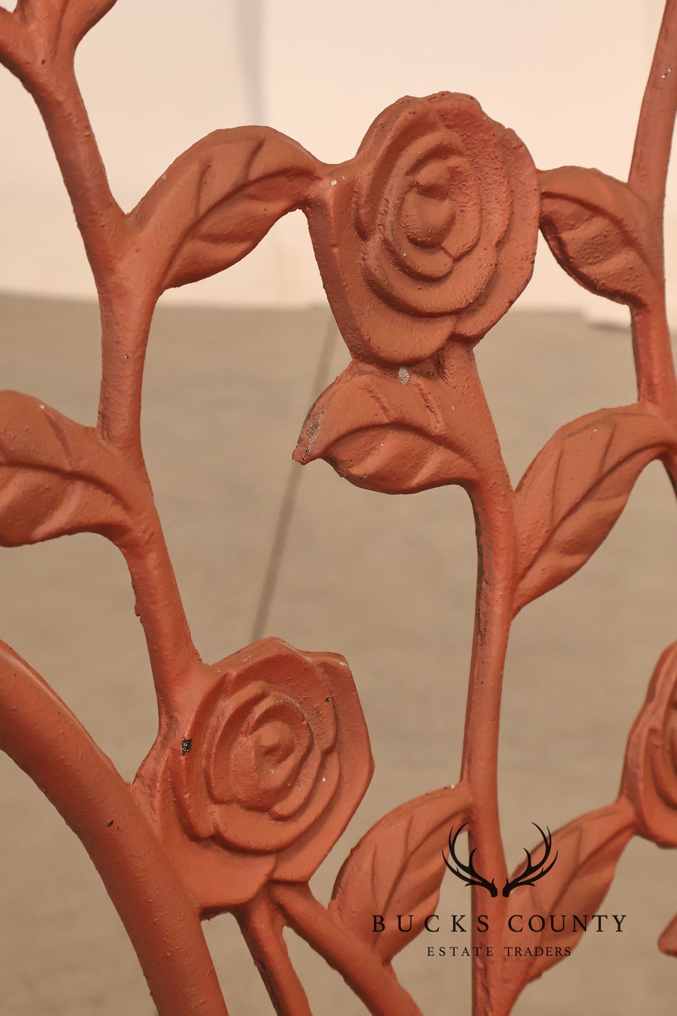 Cast Aluminum Vintage Rose Garden Bench