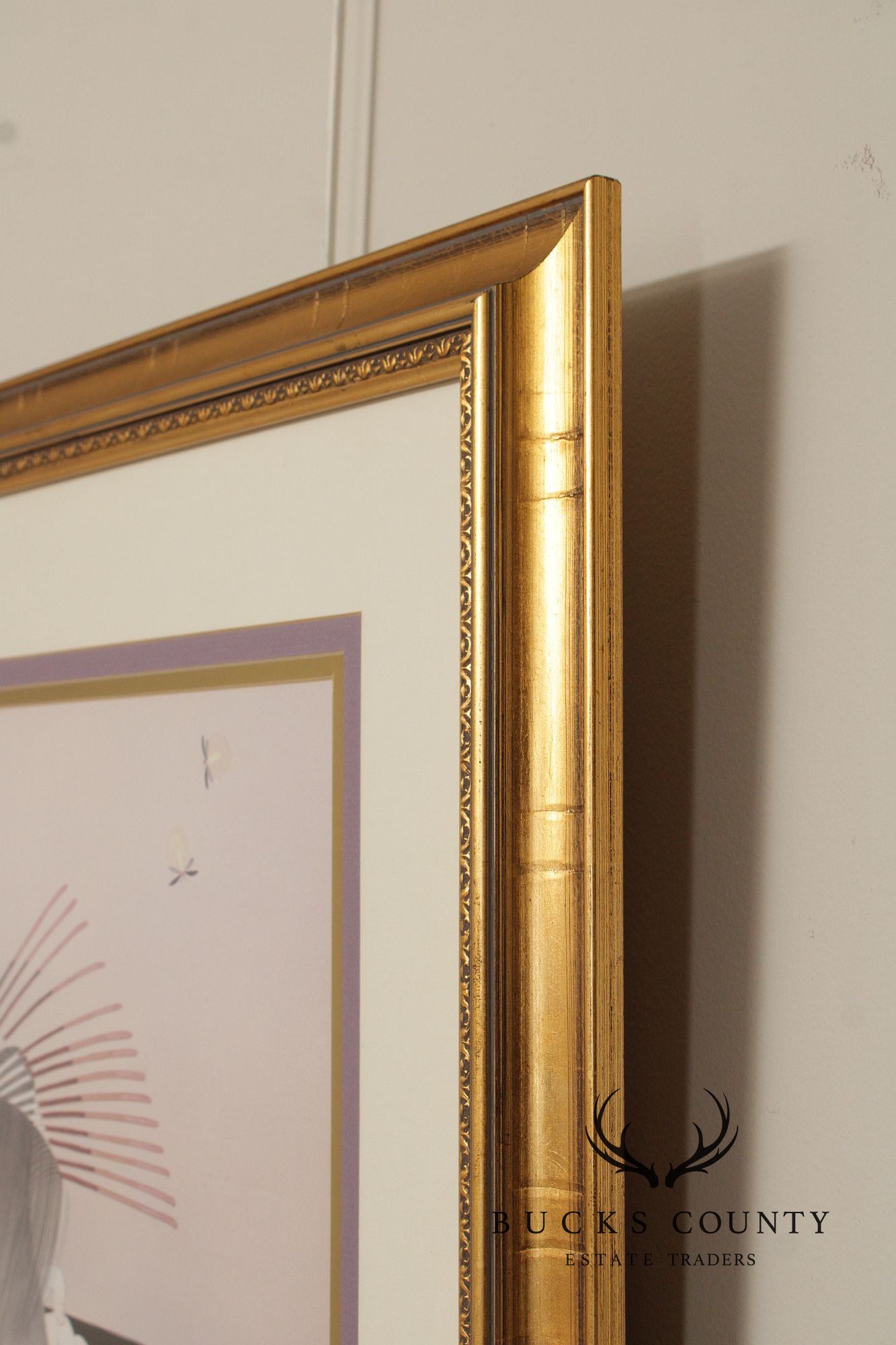 Vintage  Framed Print of a Japanese Woman