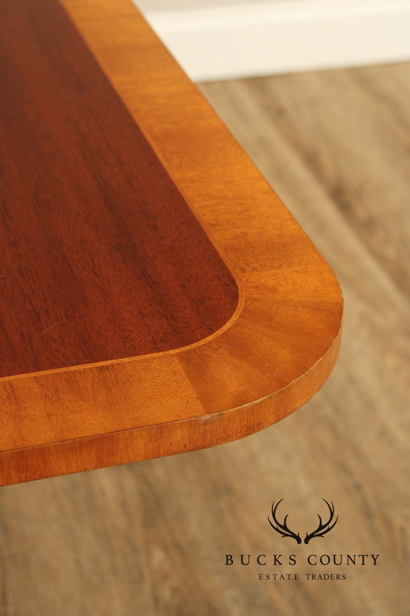 Baker Historic Charleston Reproductions Double Pedestal Mahogany Dining Table