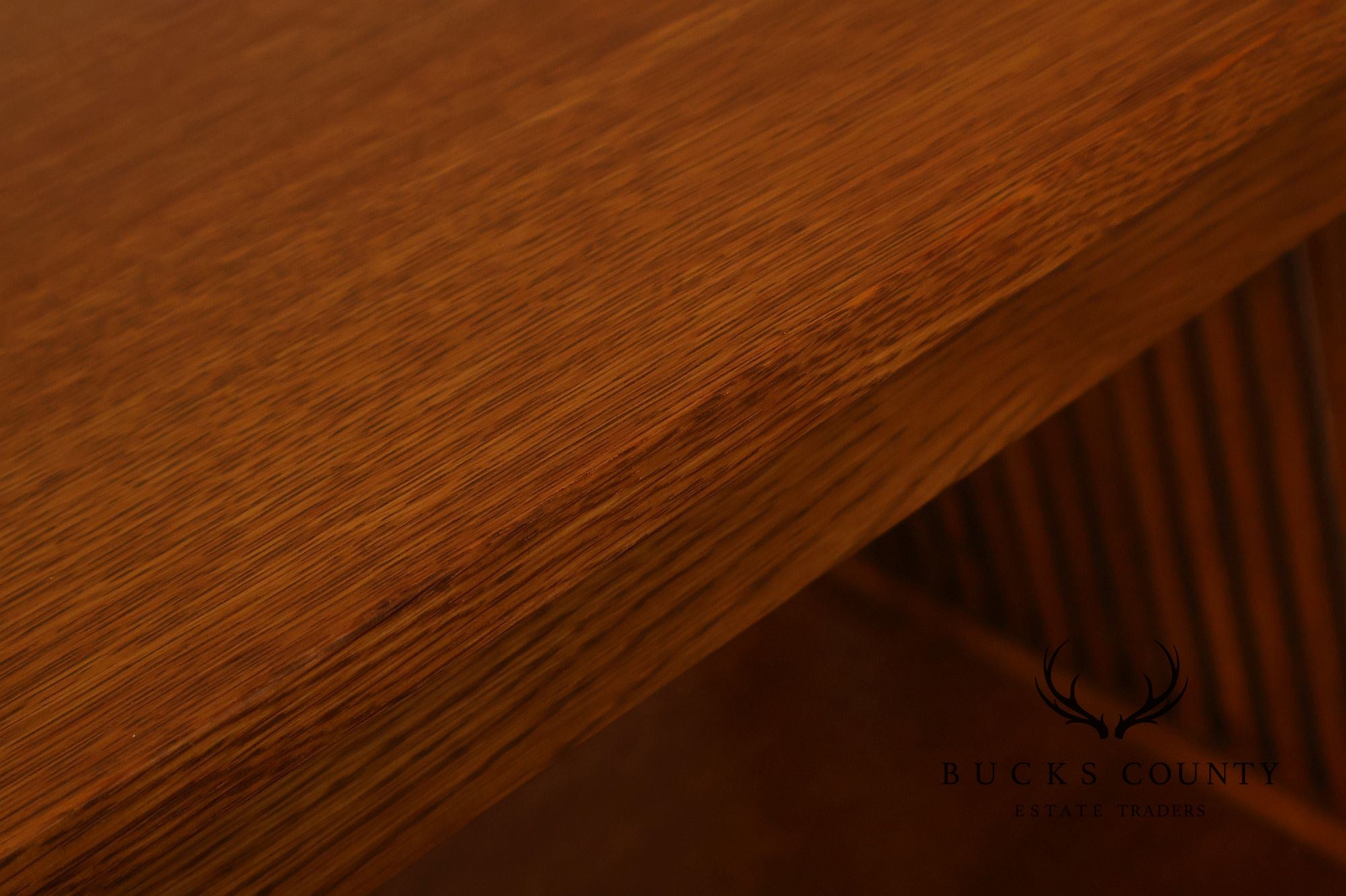 Stickley Mission Oak Spindled Side Lamp Table