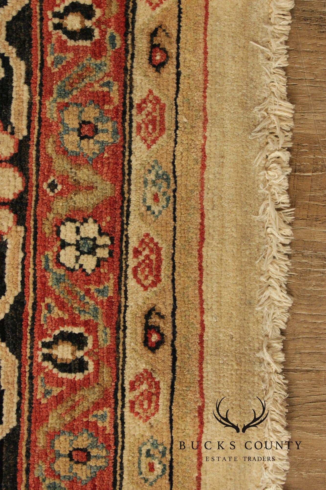 Peshawar Farahan Design Hand-Knotted Wool Area Rug – 6’ x 10’