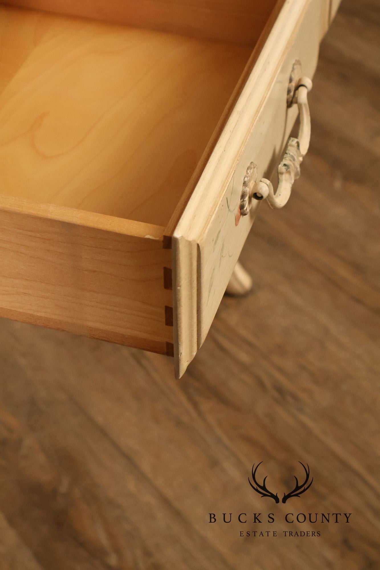 Ethan Allen Country French Painted Secretary Desk