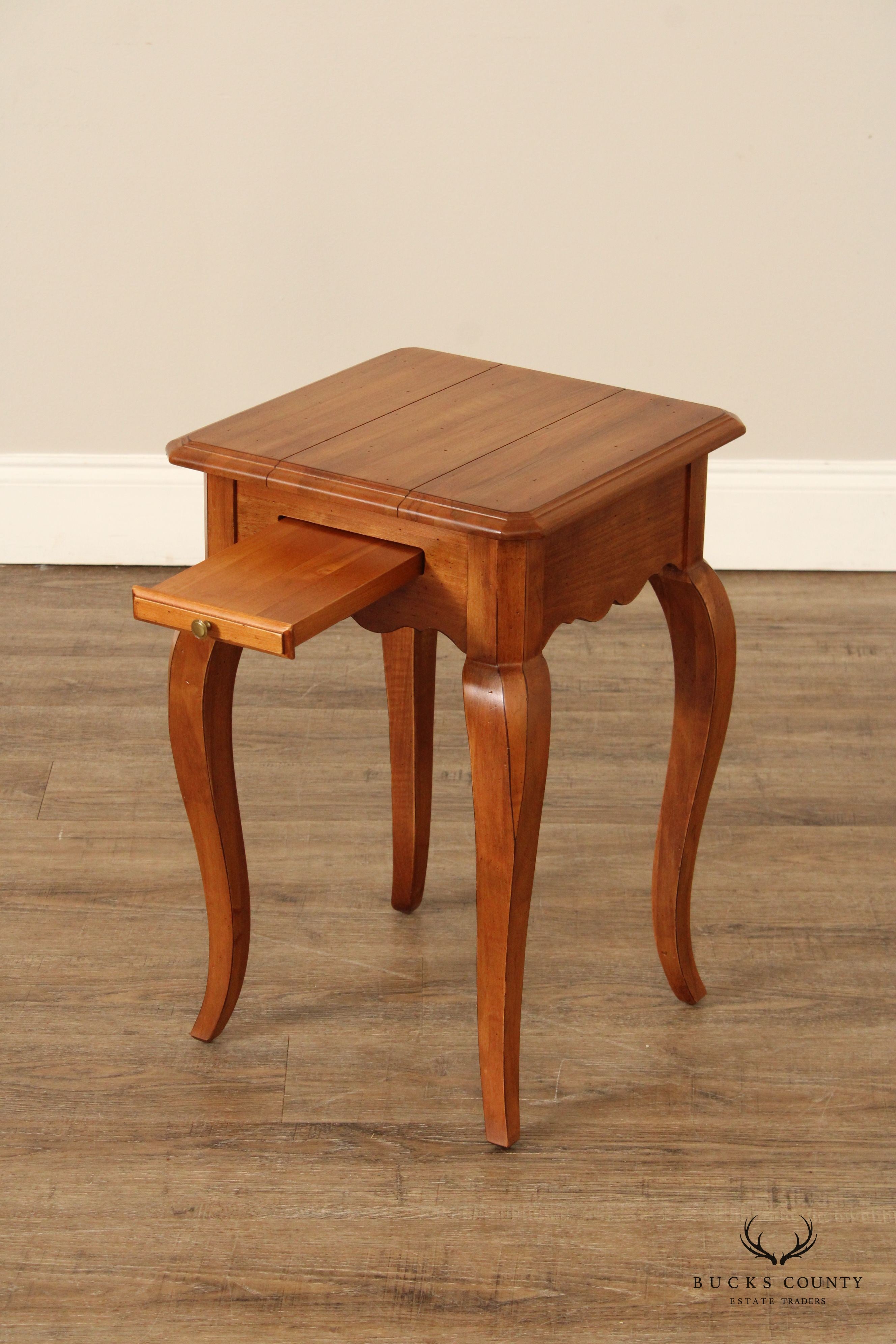 Ethan Allen Country French Style Side Table