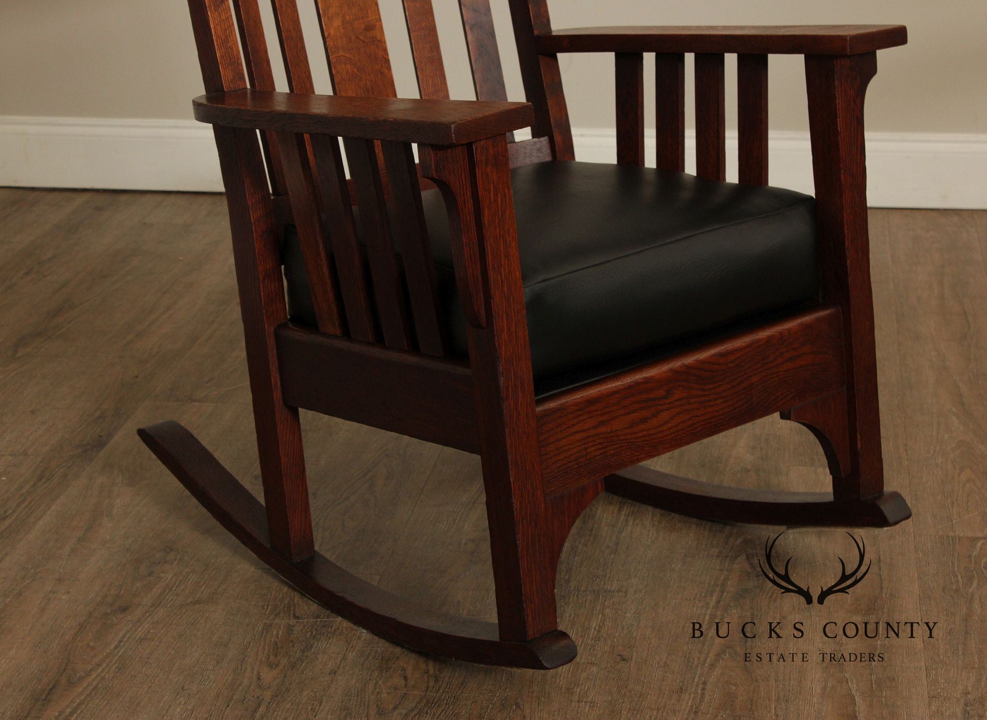 Antique Mission Oak Rocking Chair