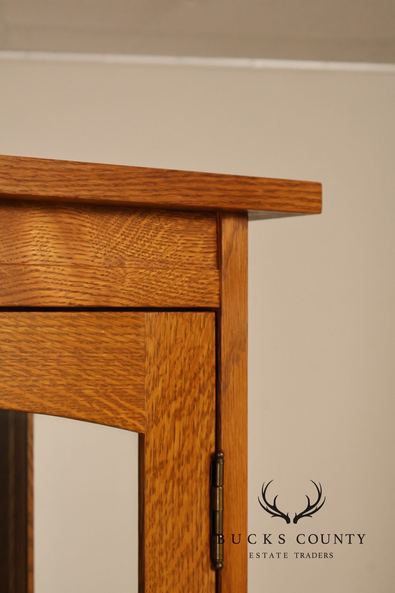Stickley Mission Collection Oak Display Cabinet