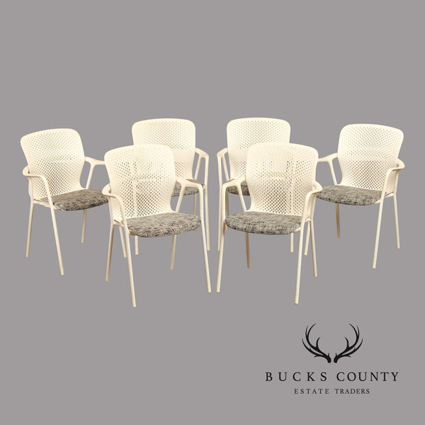 Herman Miller Mid Century Modern Style Set of Six 'Keyn' Dining Chairs