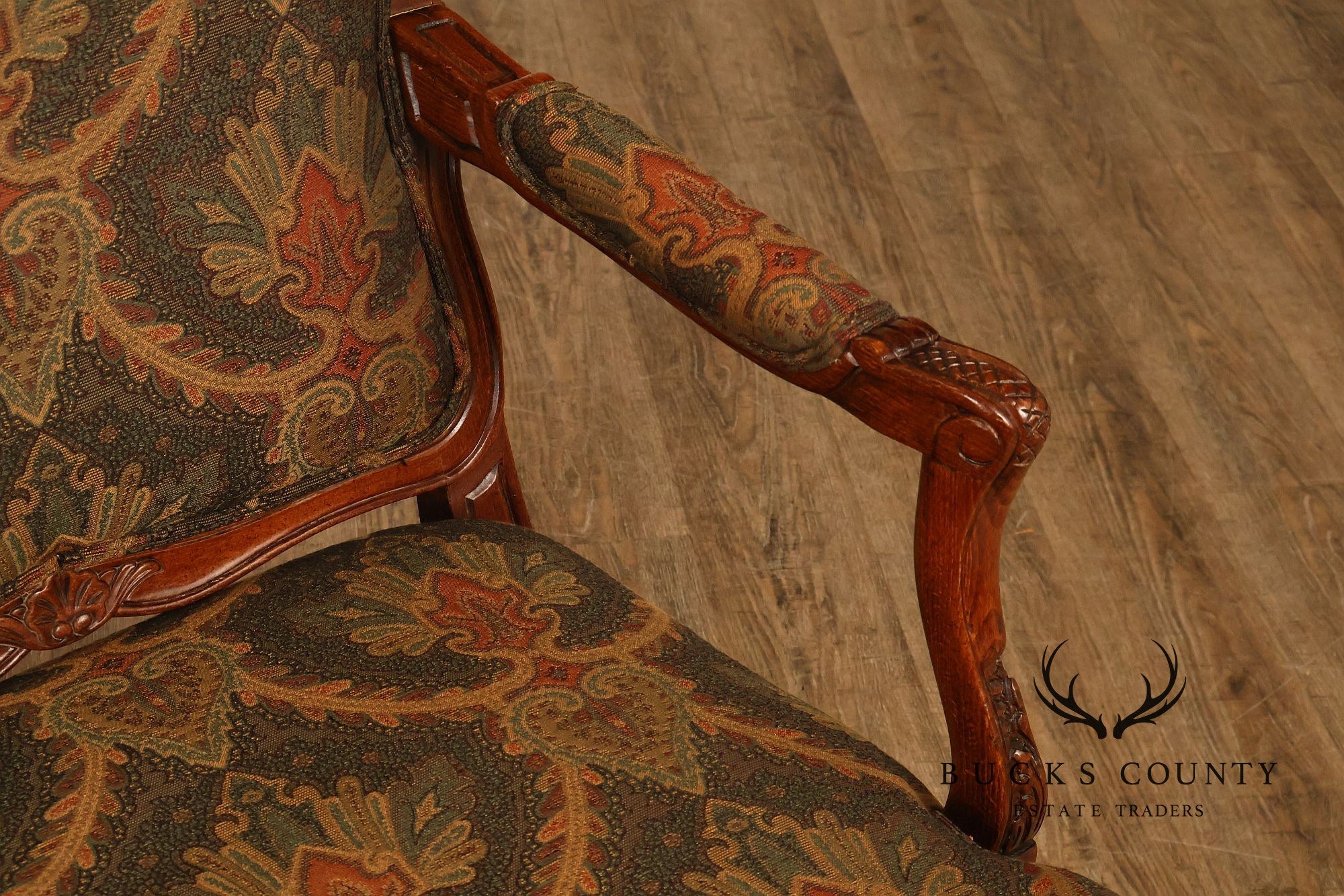 Woodmark Originals Italian Rococo Style Pair of Armchairs