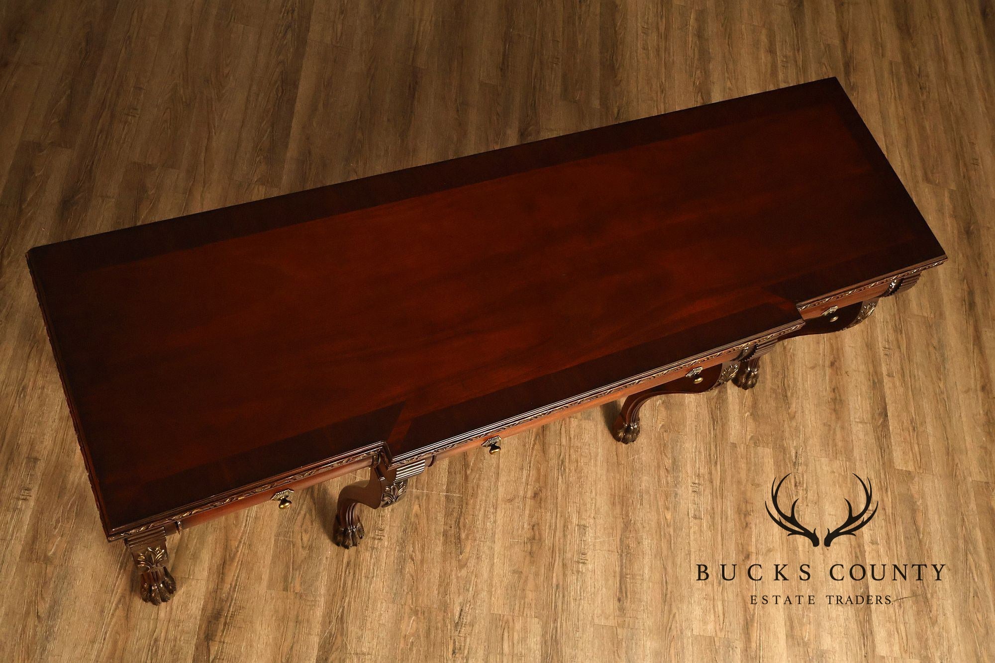 Century Furniture Georgian Style Mahogany Console Sideboard
