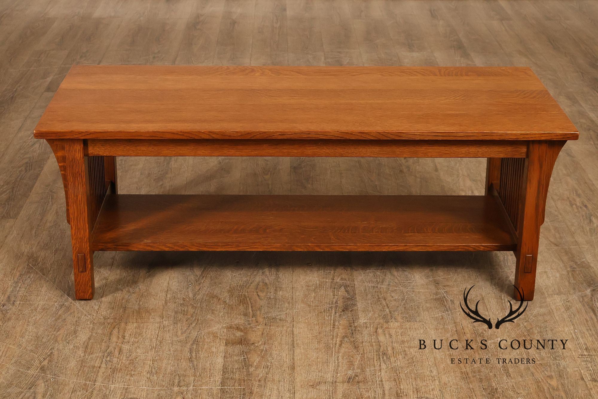 Stickley Mission Collection Oak Cocktail Table