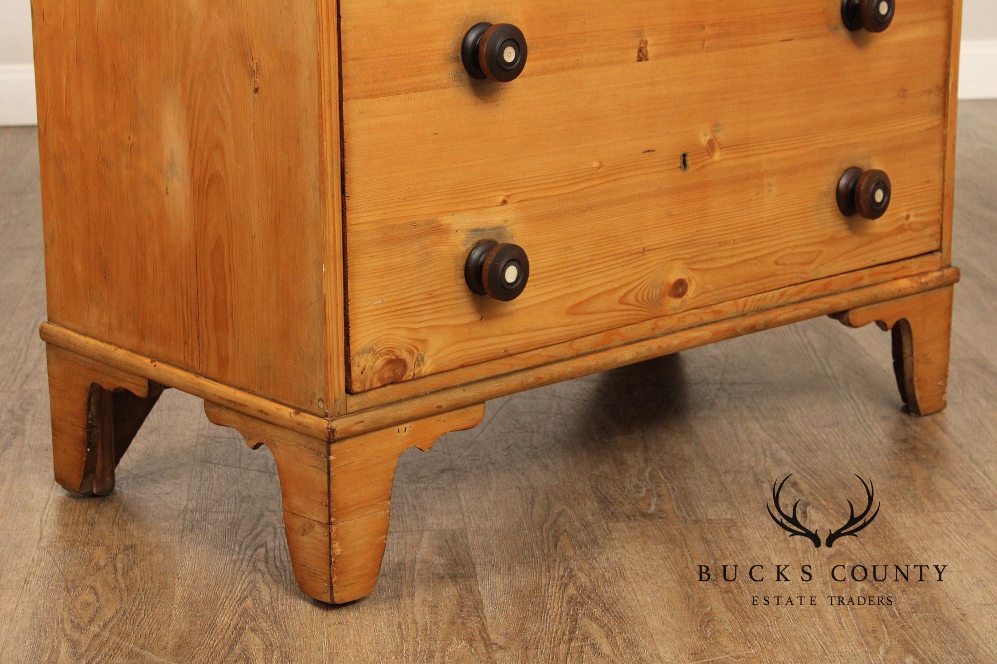 Antique English Pine Chest of Drawers