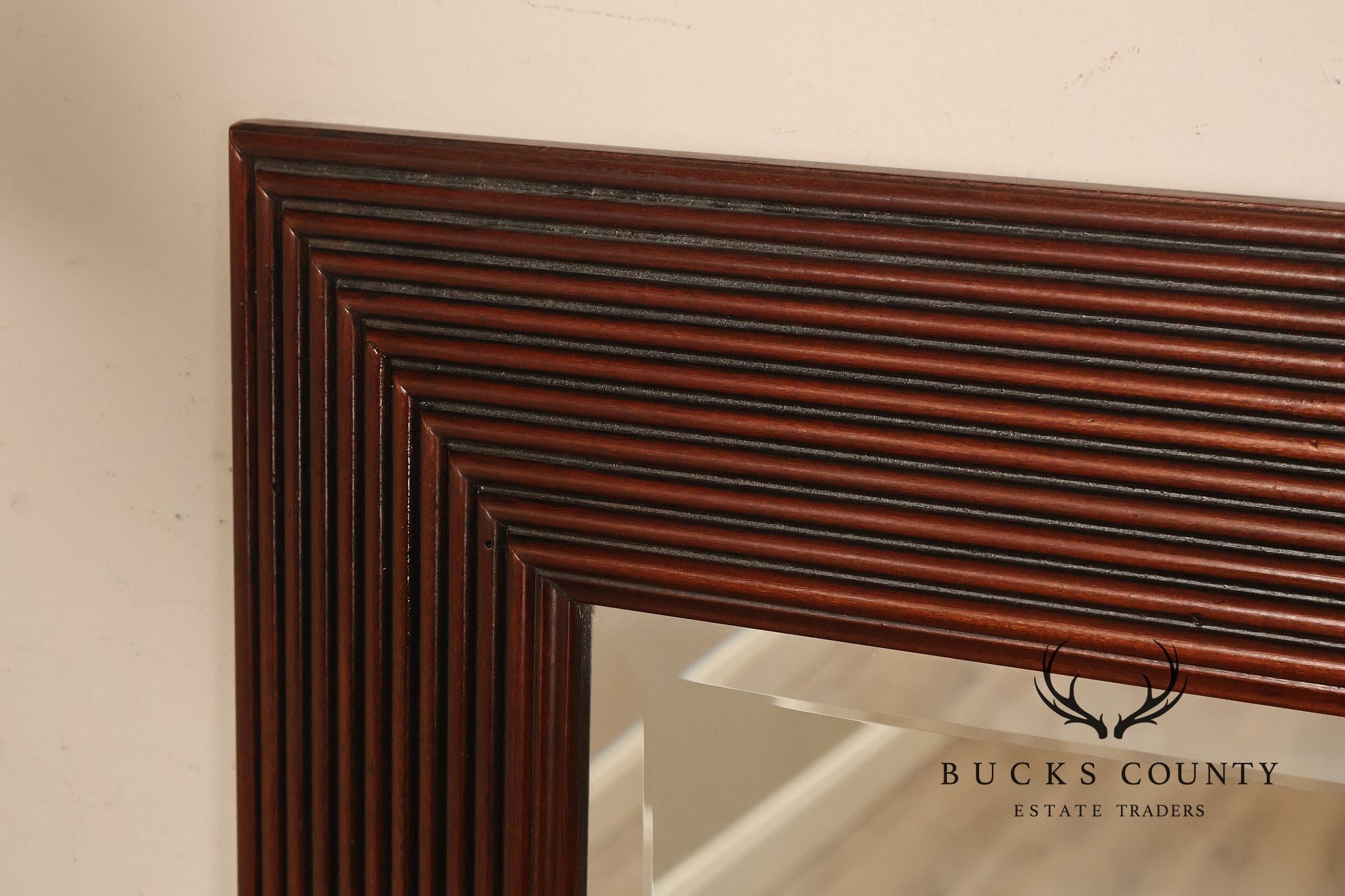 Ethan Allen 'British Classics' Reeded Frame Wall Mirror