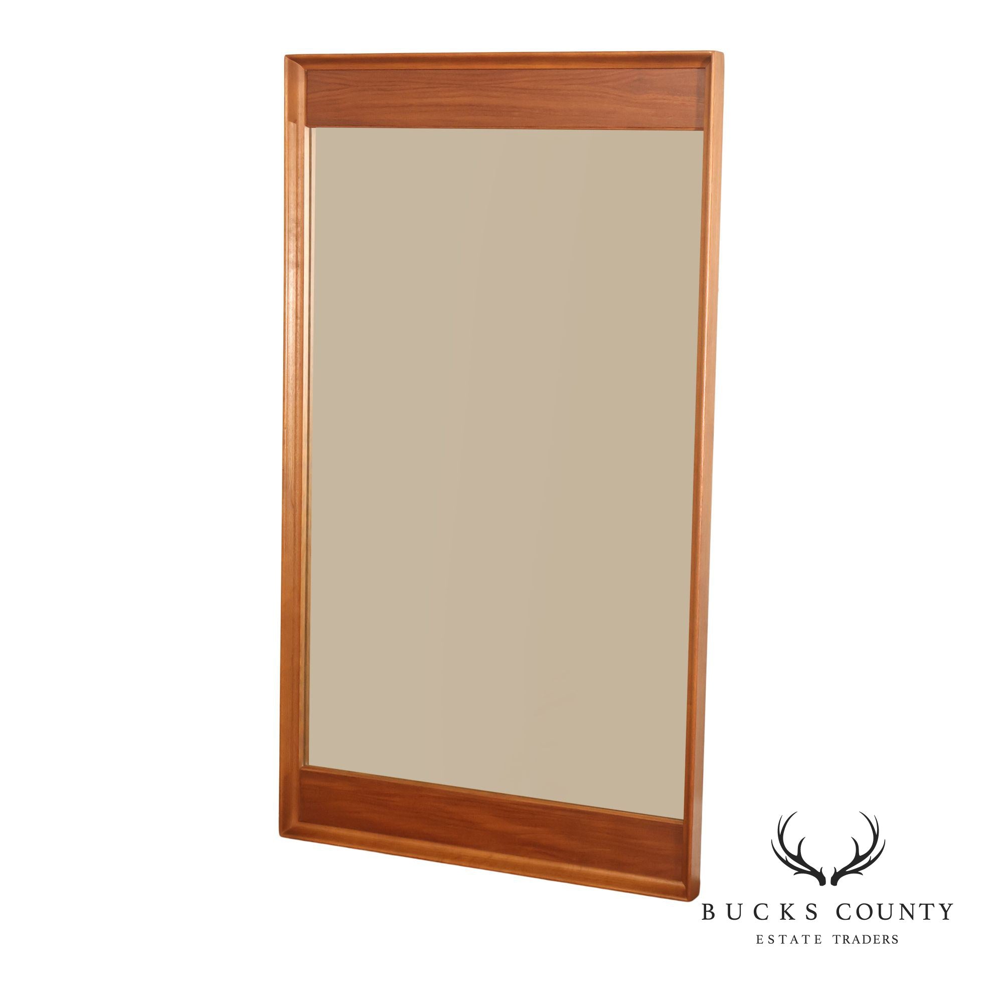Danish Modern Vintage Teak Wall Mirror