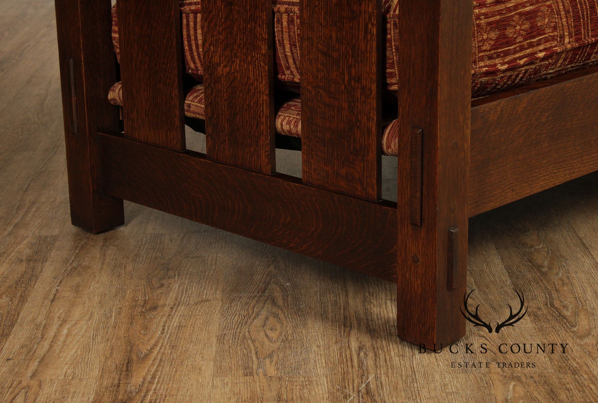 Stickley Mission Collection Oak Settle Sofa