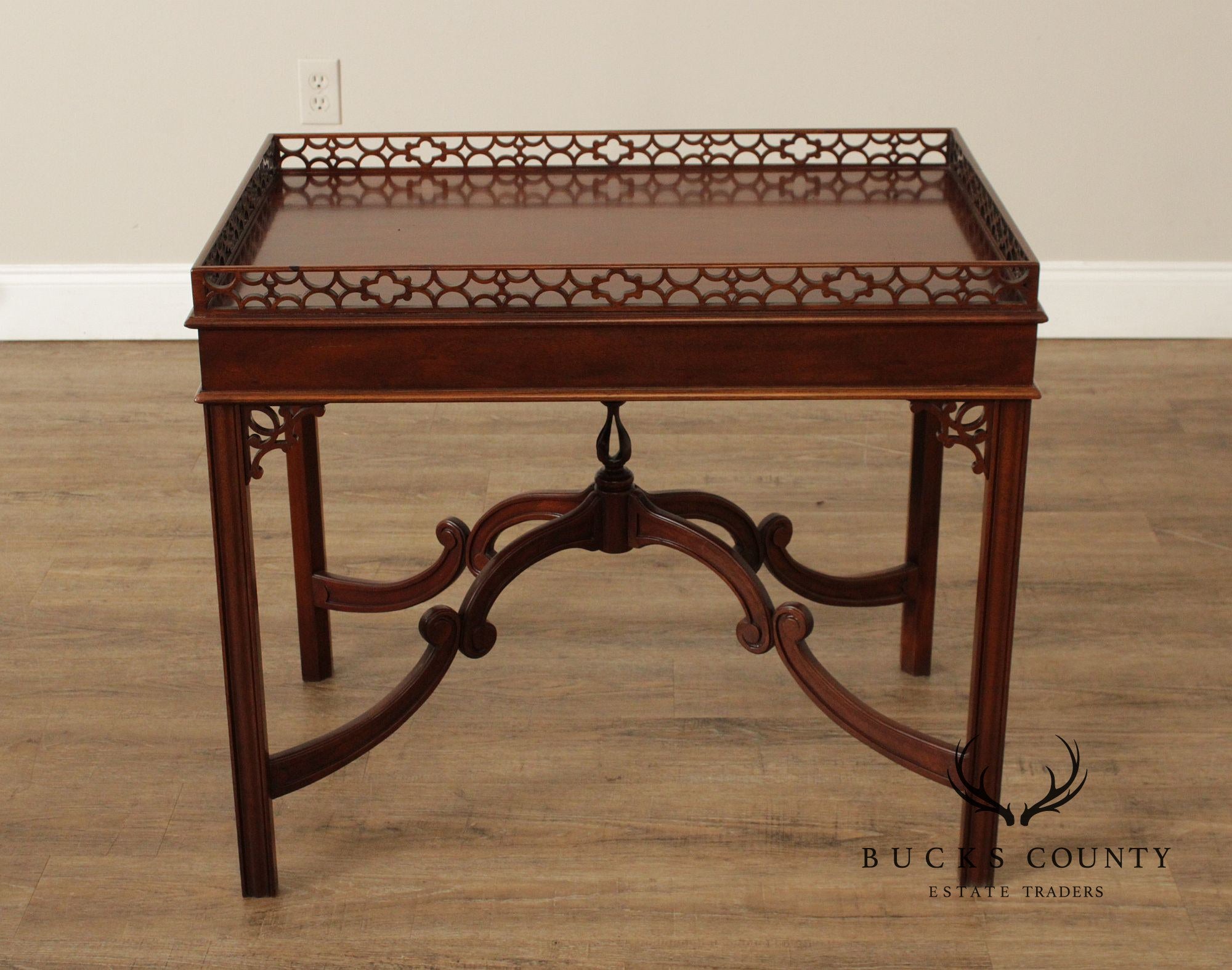 Sutton Century Reproductions Chippendale Style Mahogany Tea Table