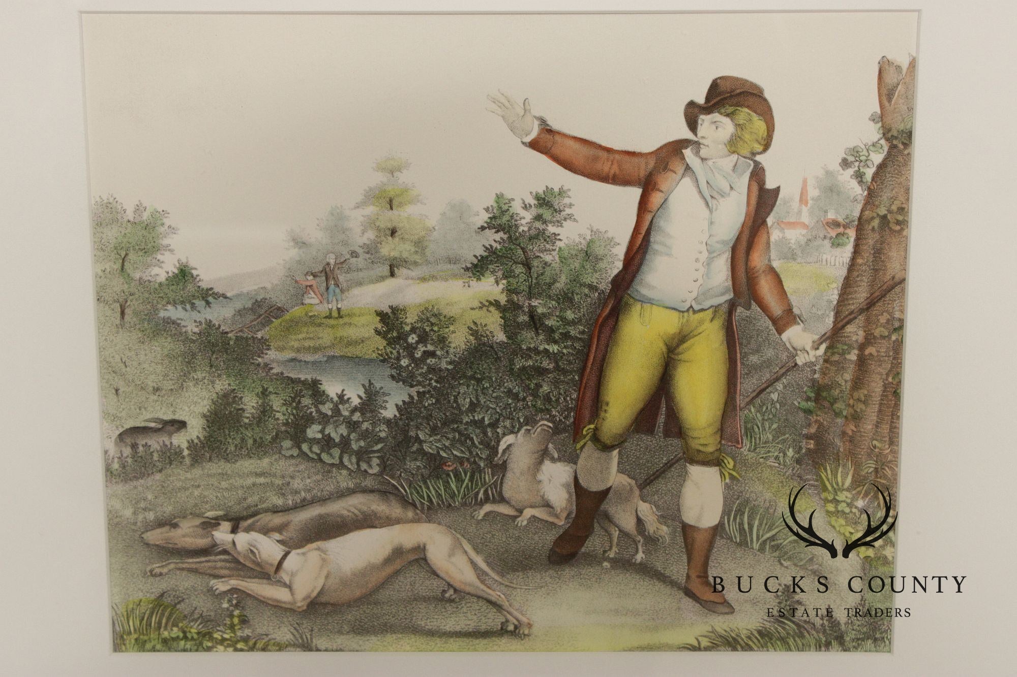 George Morland Pair of Prints, Game Hunt Scenes