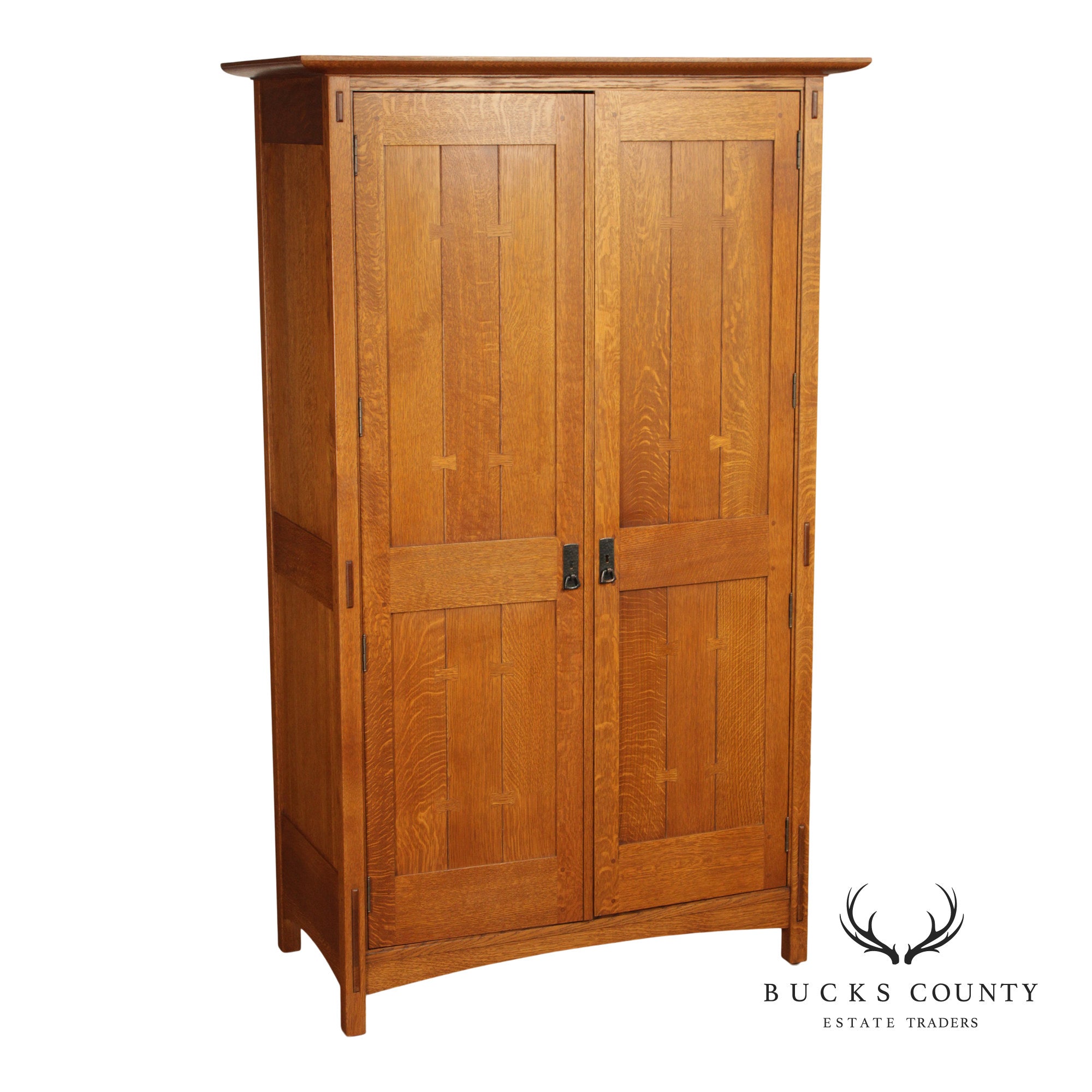 Stickley Mission Collection Oak Wardrobe Armoire