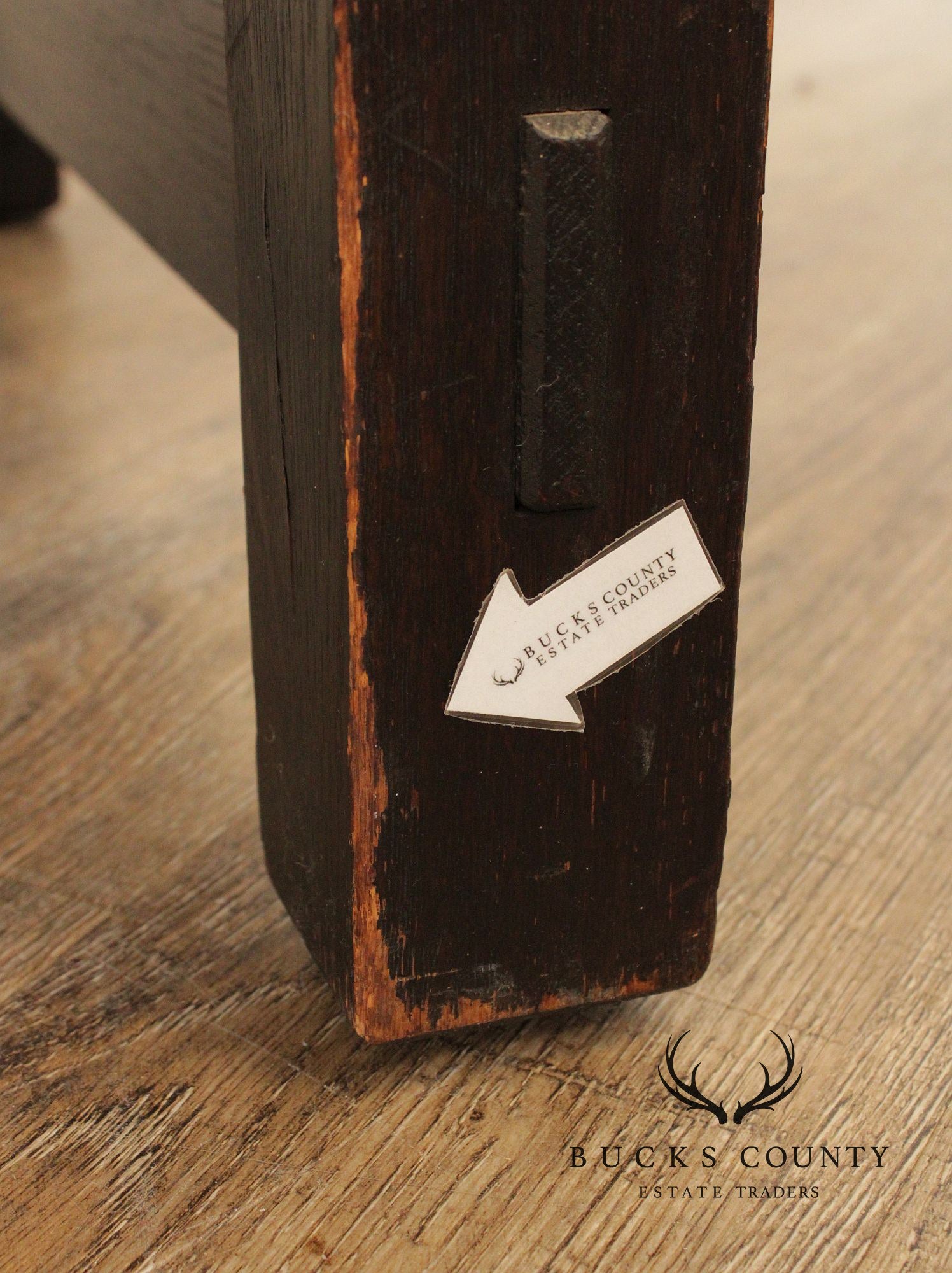 L & JG Stickley Antique Mission Oak and Leather Morris Chair