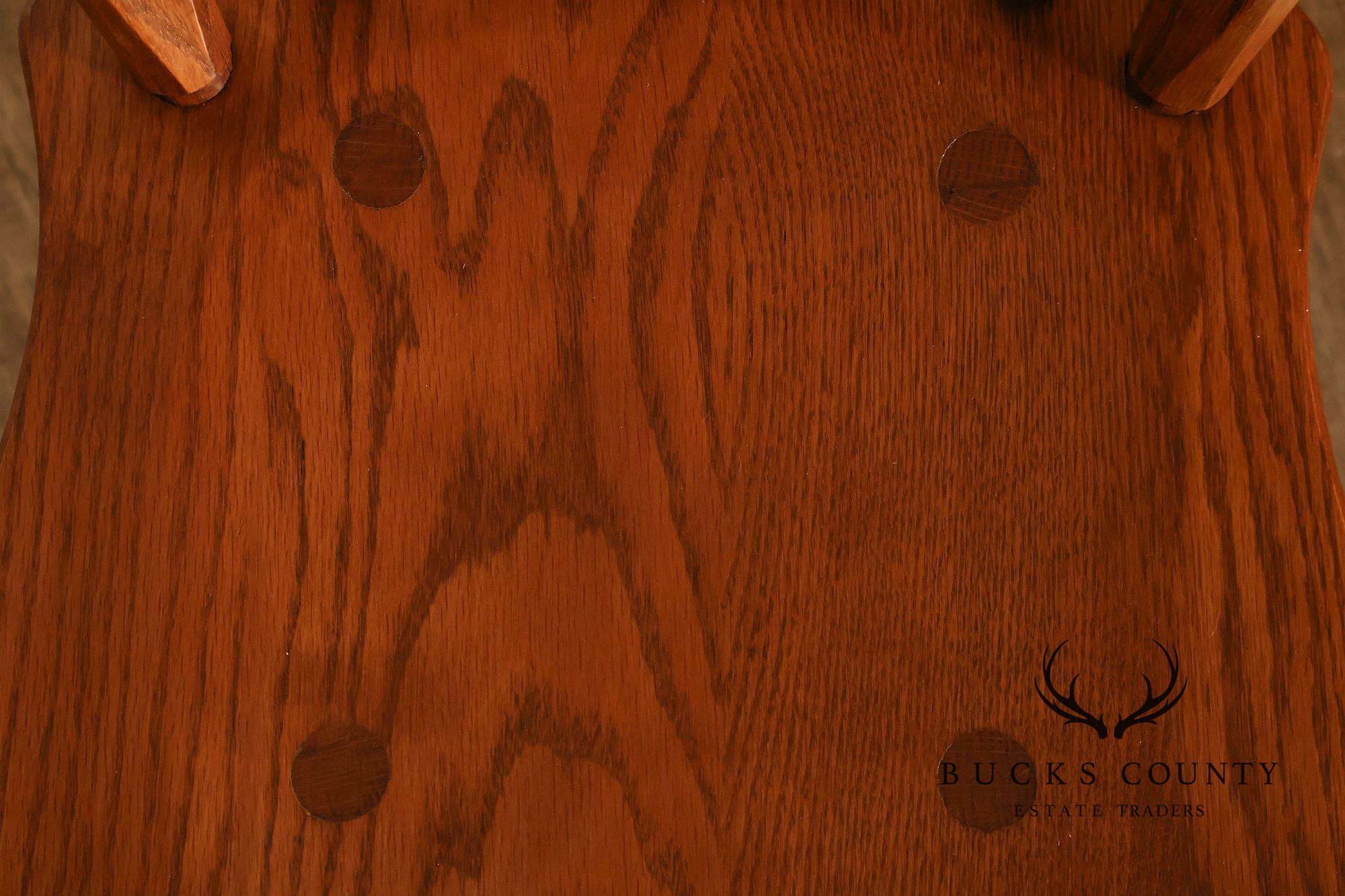Hunt Country Furniture Solid Oak Occasional Height Stool