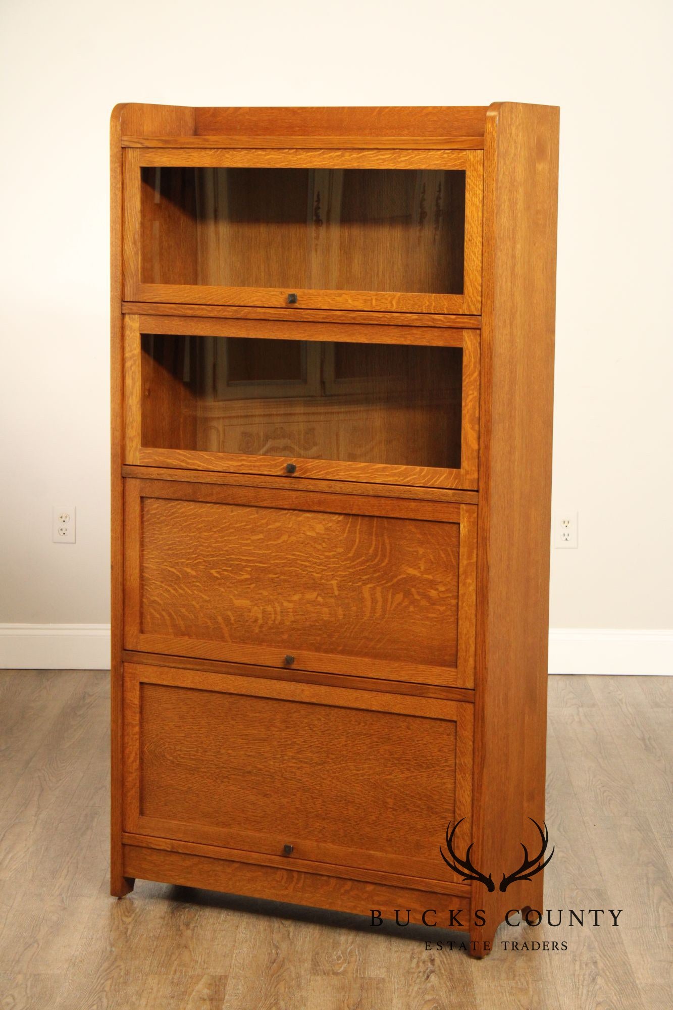 Stickley Mission Collection Oak Barrister Bookcase