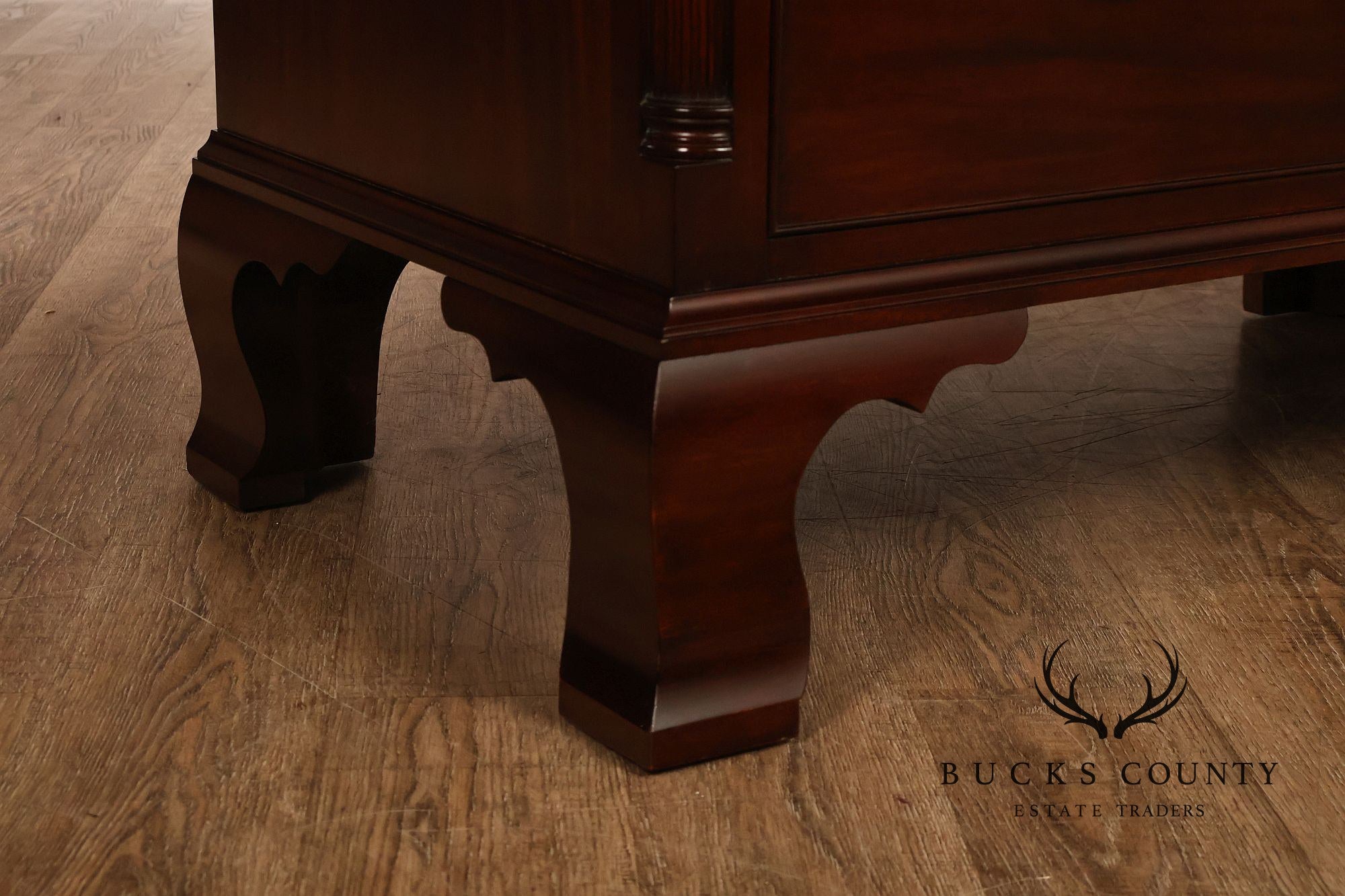 Henkel Harris Chippendale Style Mahogany Tall Chest