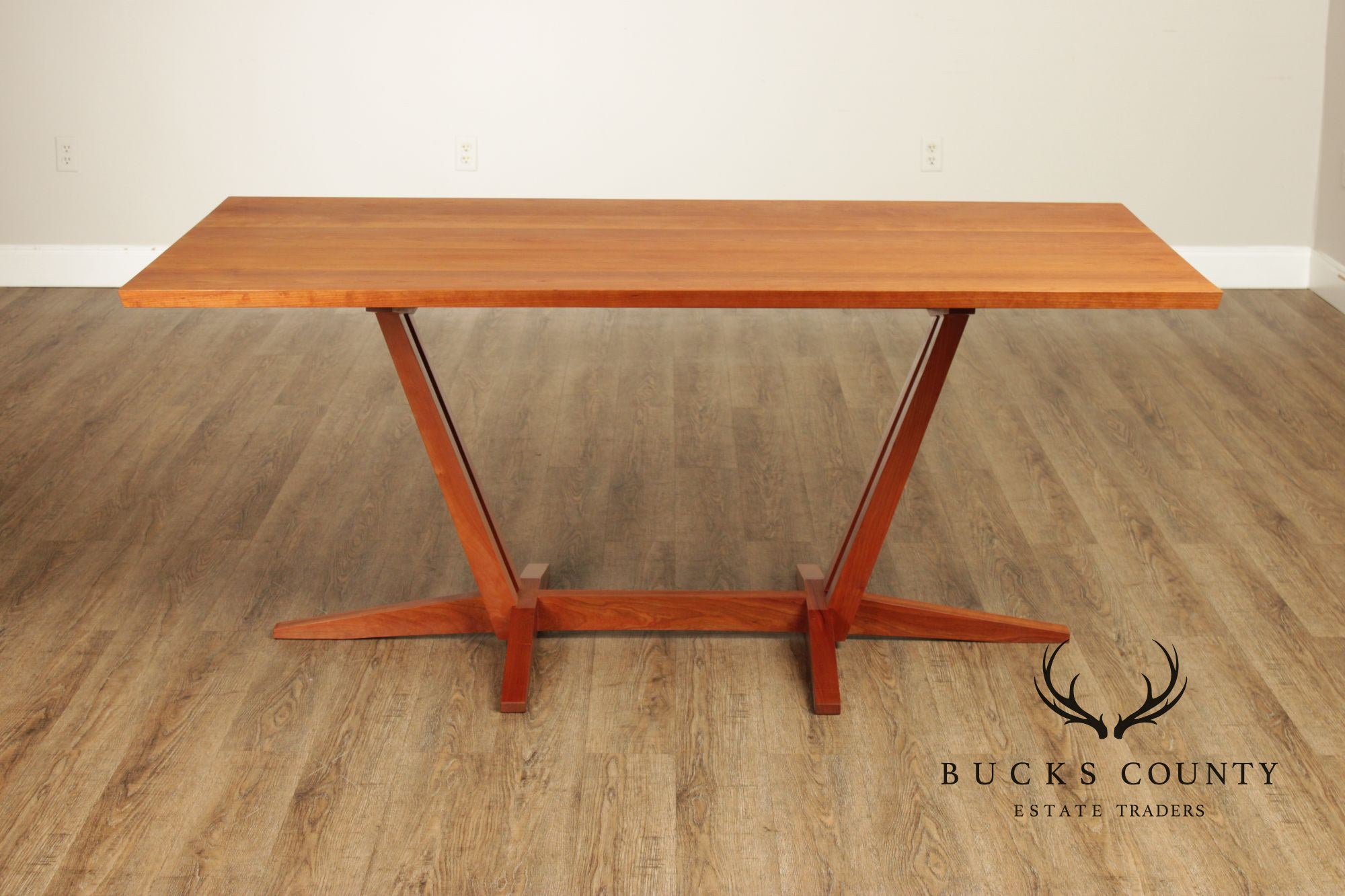 Thomas Moser Cherry Edo Trestle Dining Table