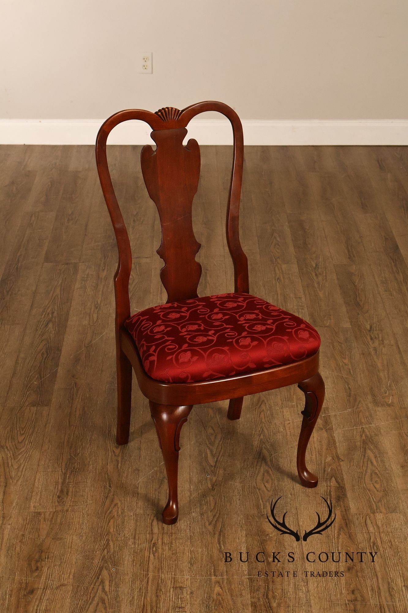 Pennsylvania House Set Of 10 Queen Anne Cherry Dining Chairs
