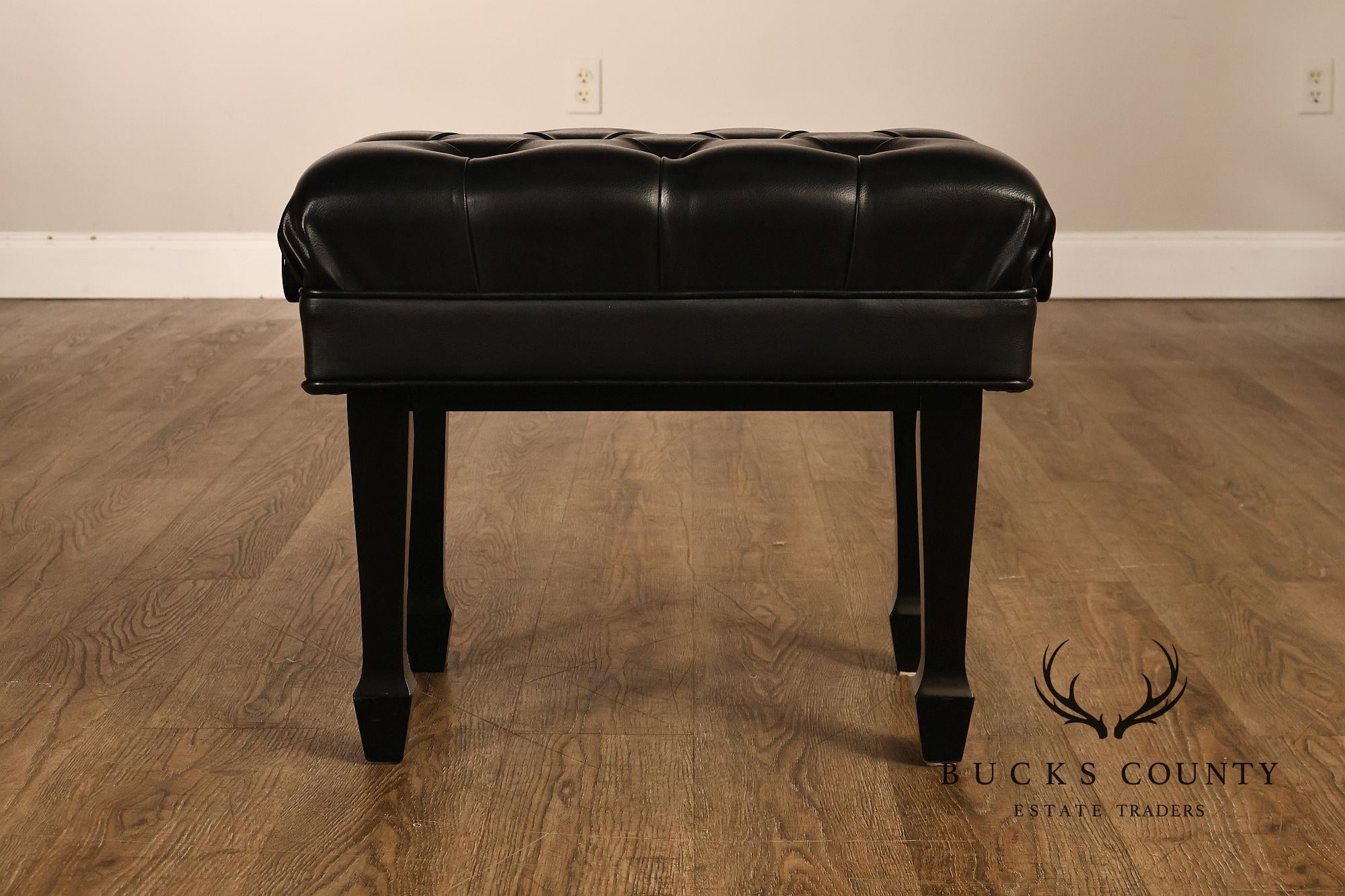 Steinway & Sons Model 1098 Ebonized Upright Piano With Bench