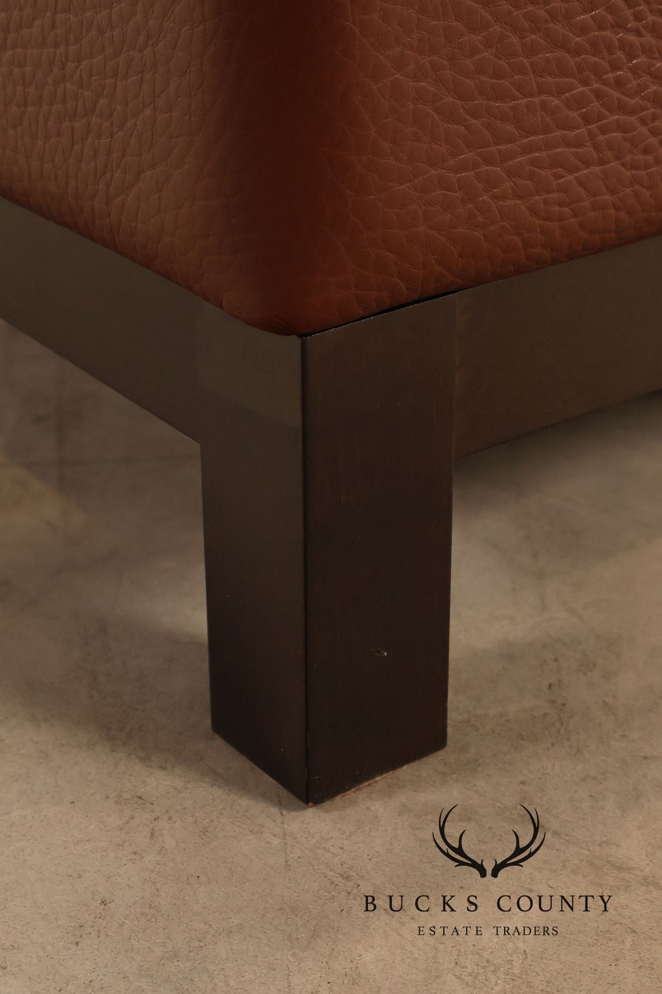 Formenti Pair of Italian Leather Lounge Chairs