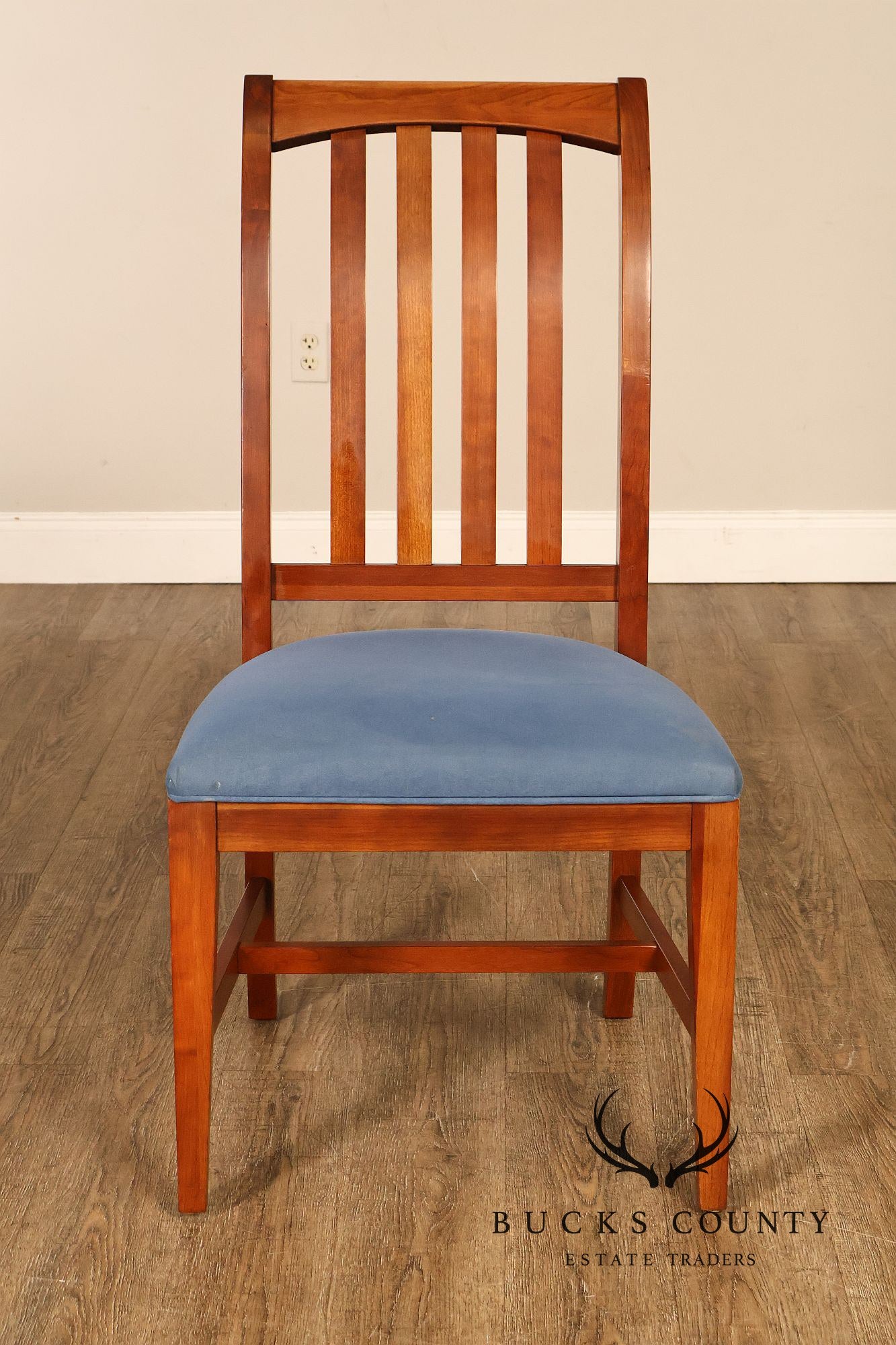 Ethan Allen 'American Impressions' Set of Eight Cherry Dining Chairs