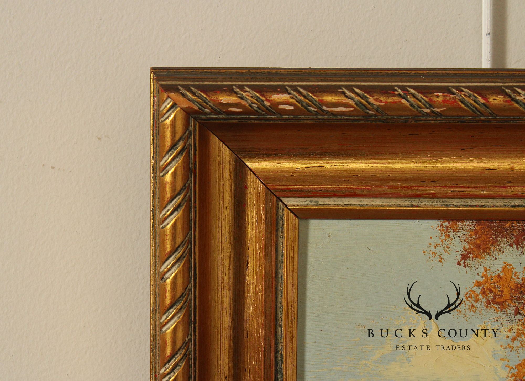 J. Dolan Landscape Oil Painting, Changing Birch Trees