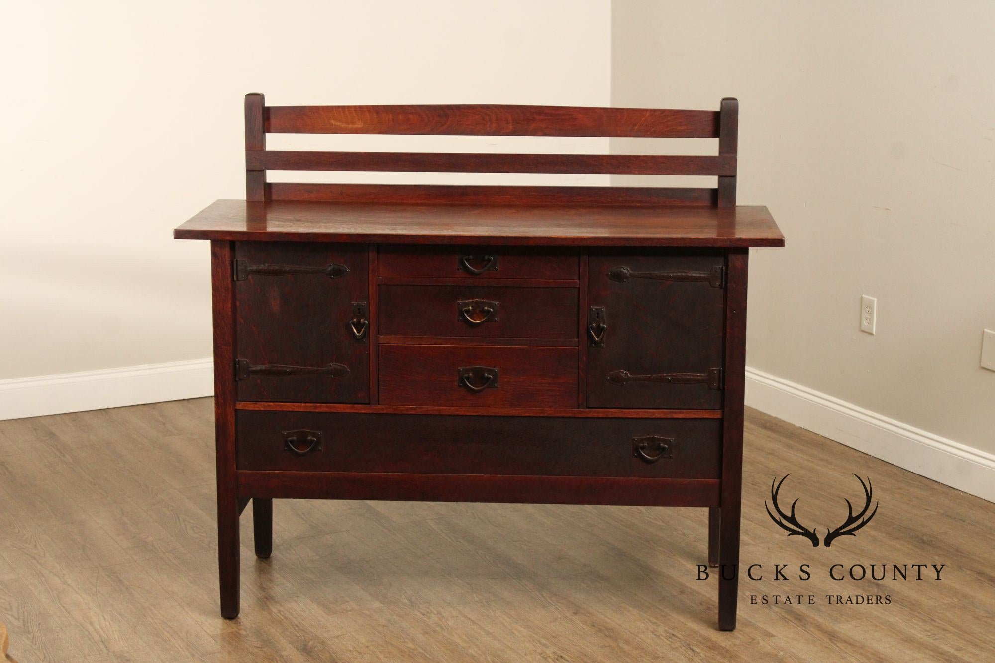 Gustav Stickley Antique Mission Oak Sideboard