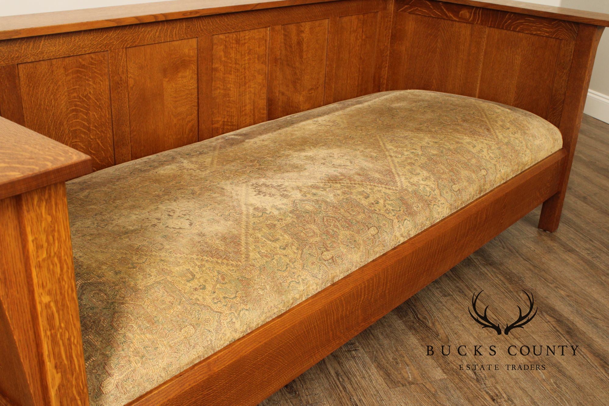 Stickley Mission Collection Oak Prairie Settle