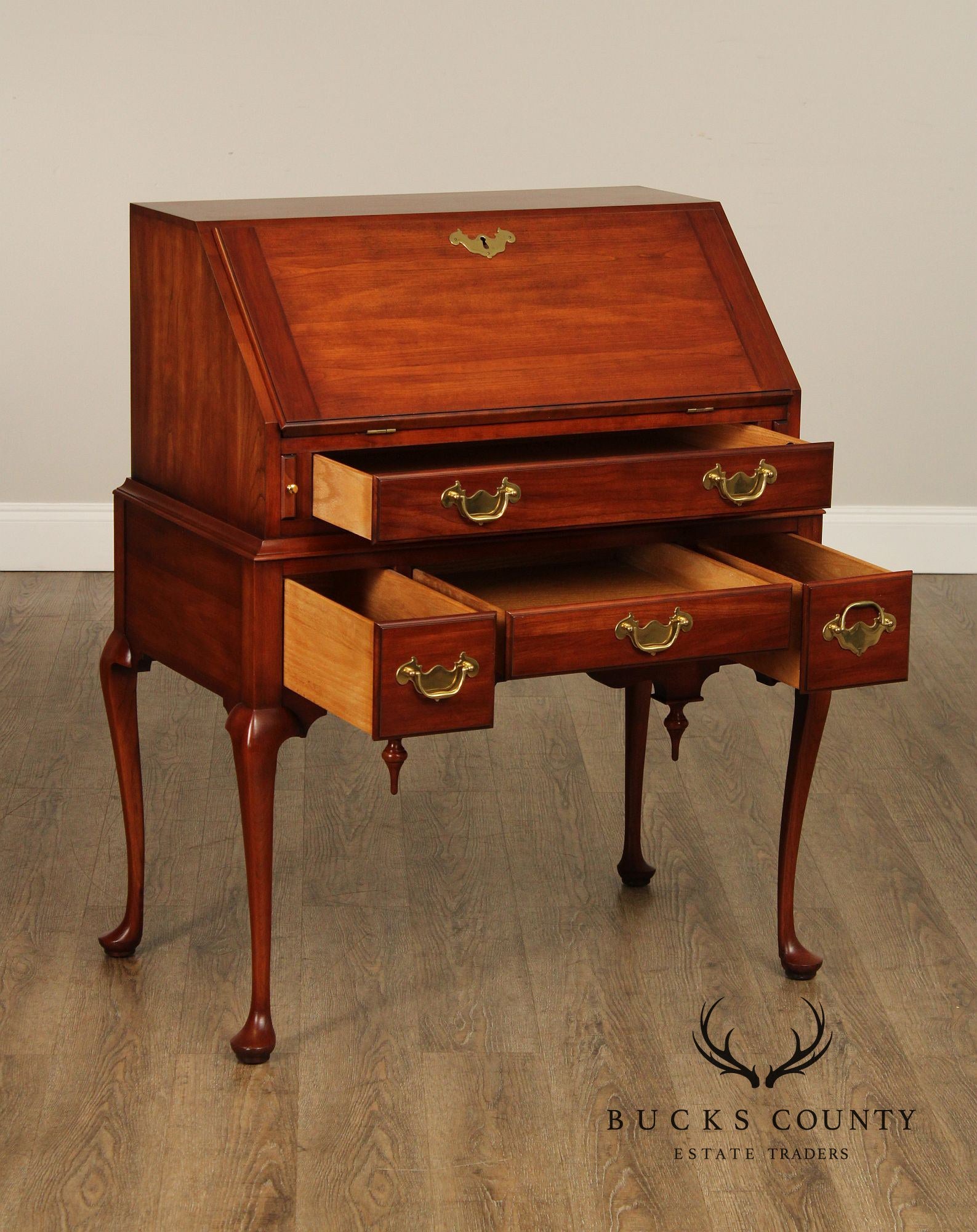 Henkel Harris SPNEA Cherry Slant Front Lady Astor Writing Desk