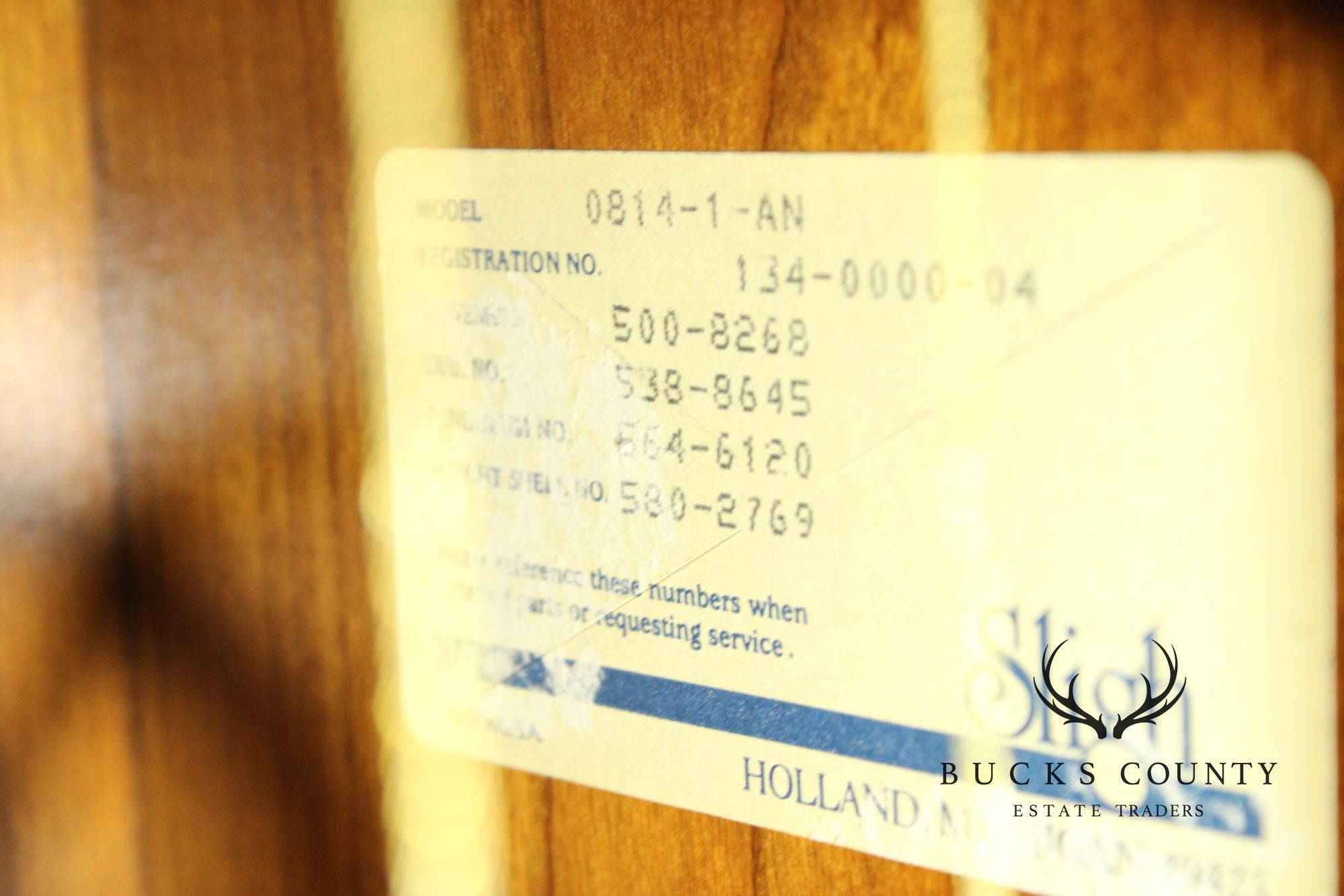 Sligh John Goddard Cherry Newport Grandfather Clock