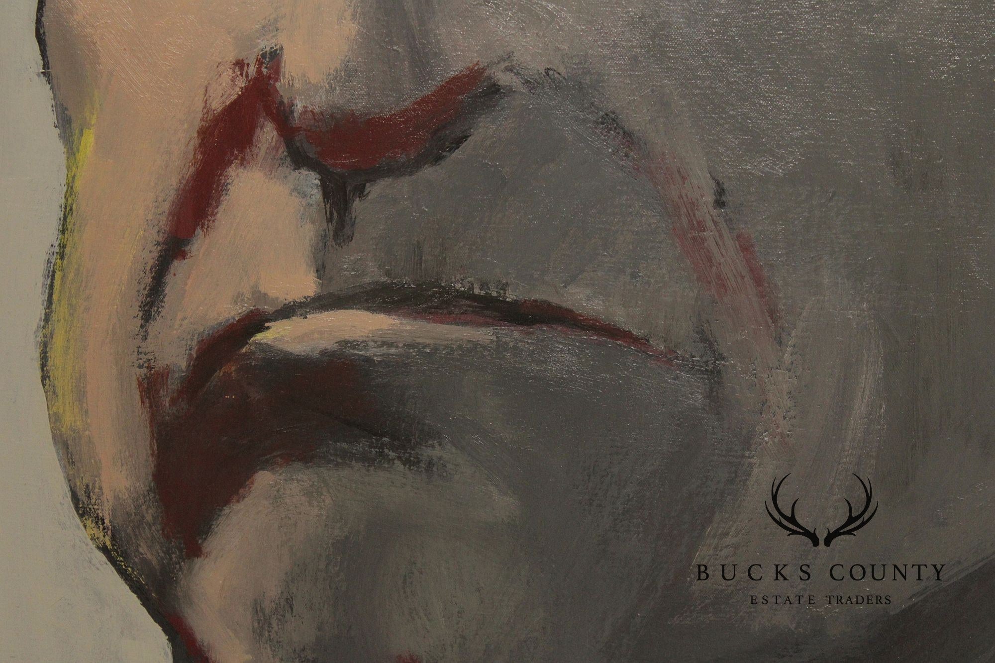 Anne Cooper Dobbins Oil Painting, 'Two Strong Men'