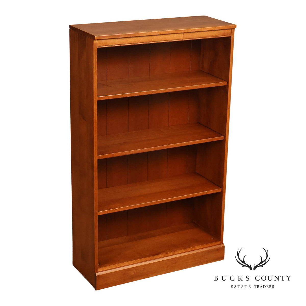 Ethan Allen 'Country Colors' Maple Open Bookcase
