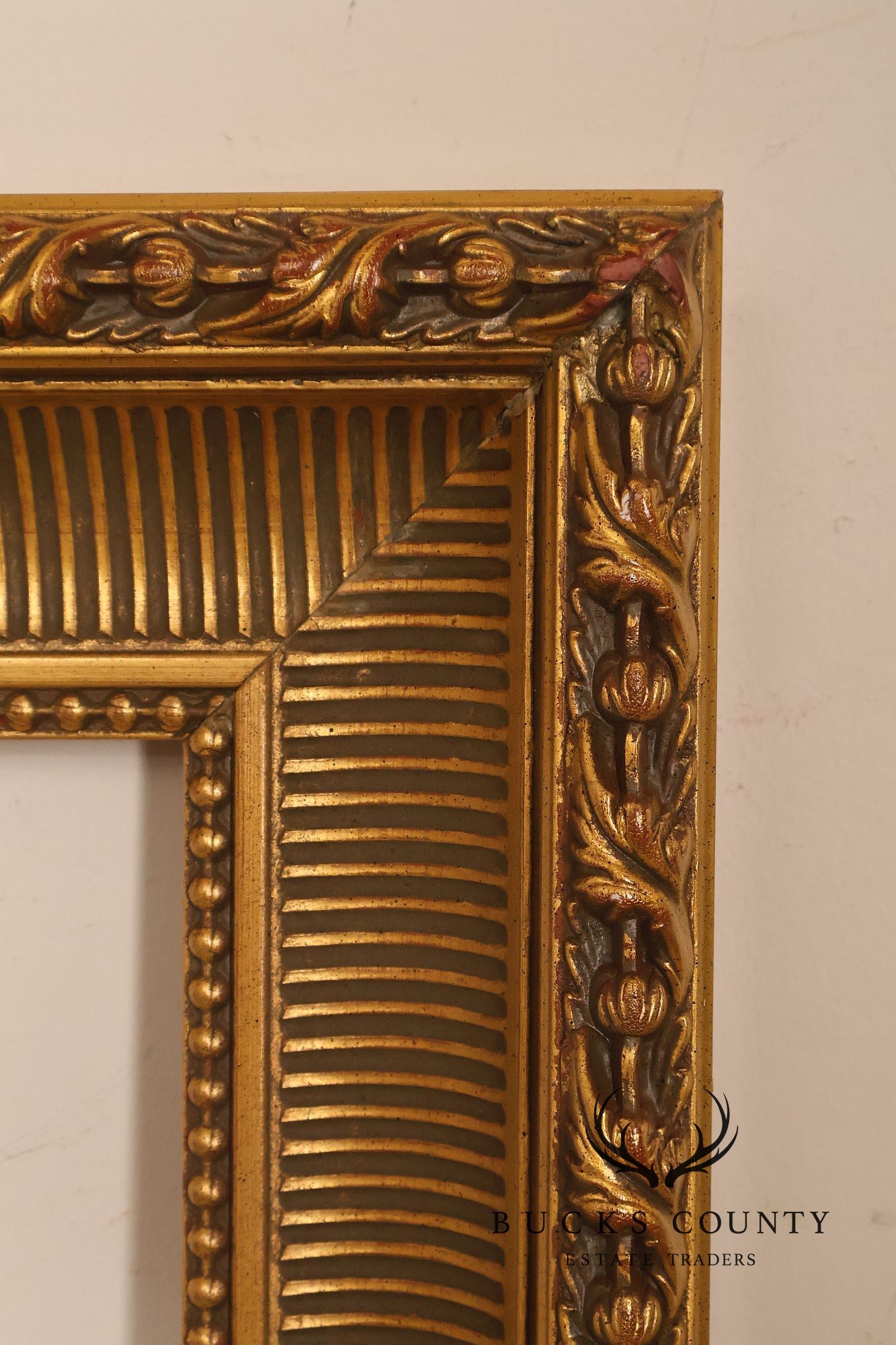 Newman Galleries Large Carved Gold Gilt Picture Frame