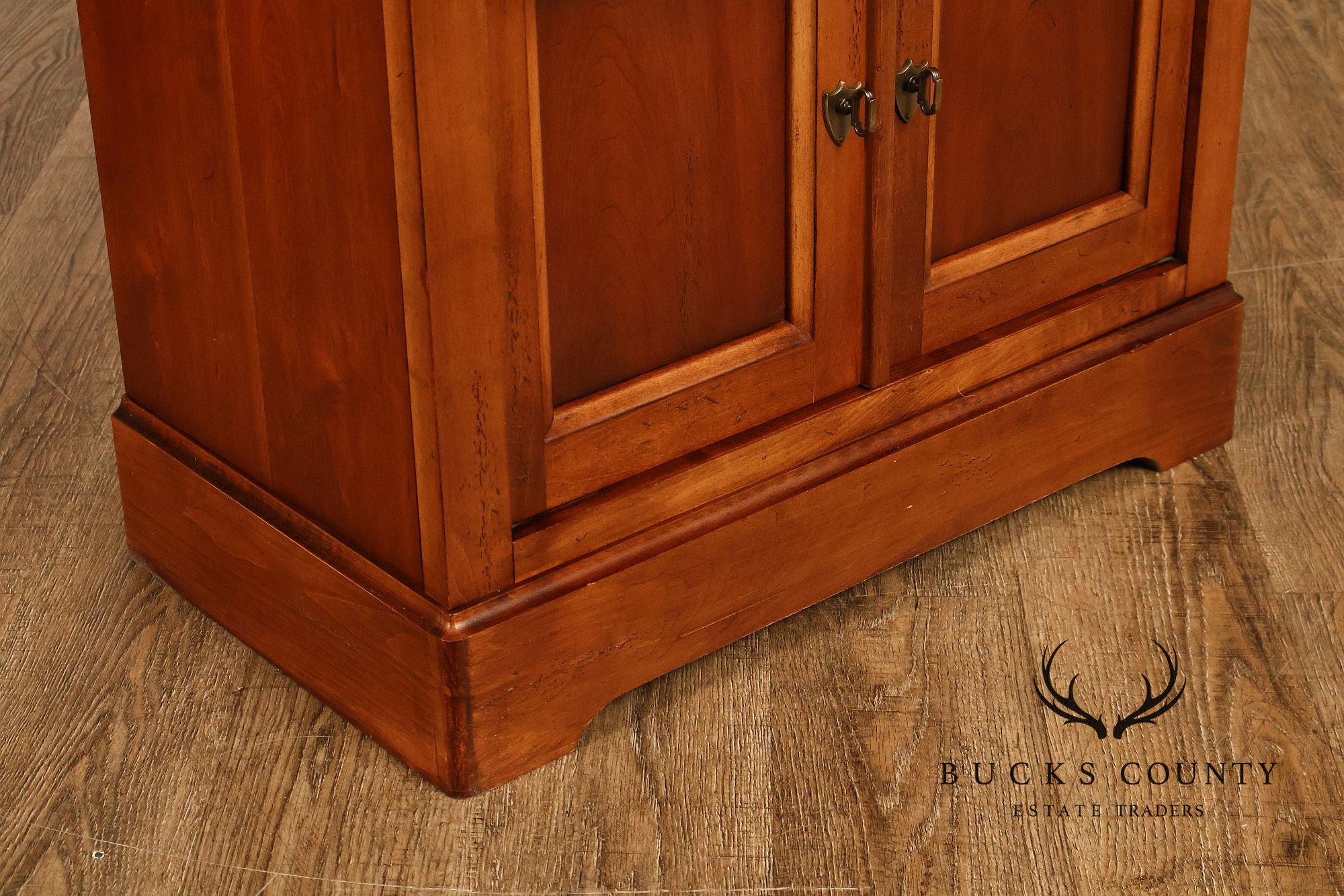National Mt. Airy Louis Philippe Style Pair of Cherry Nightstands