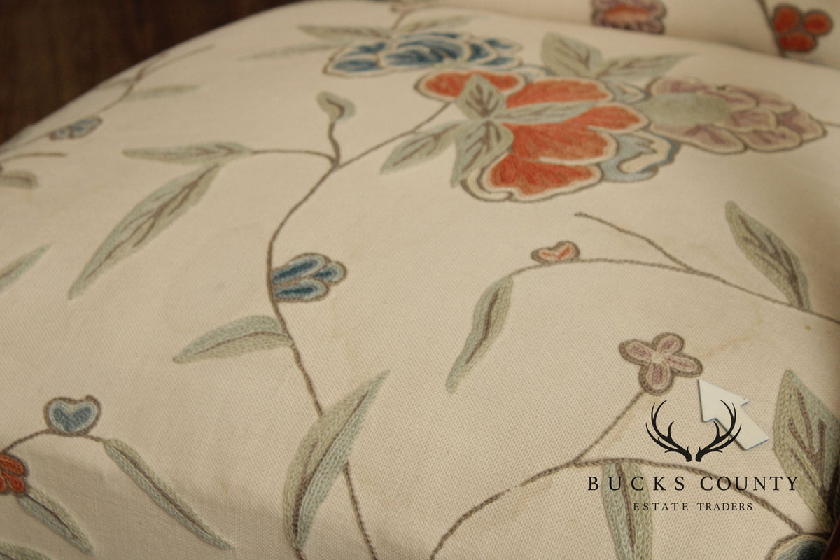 Statesville Ross Traditional Upholstered Pair of Lolling Chairs