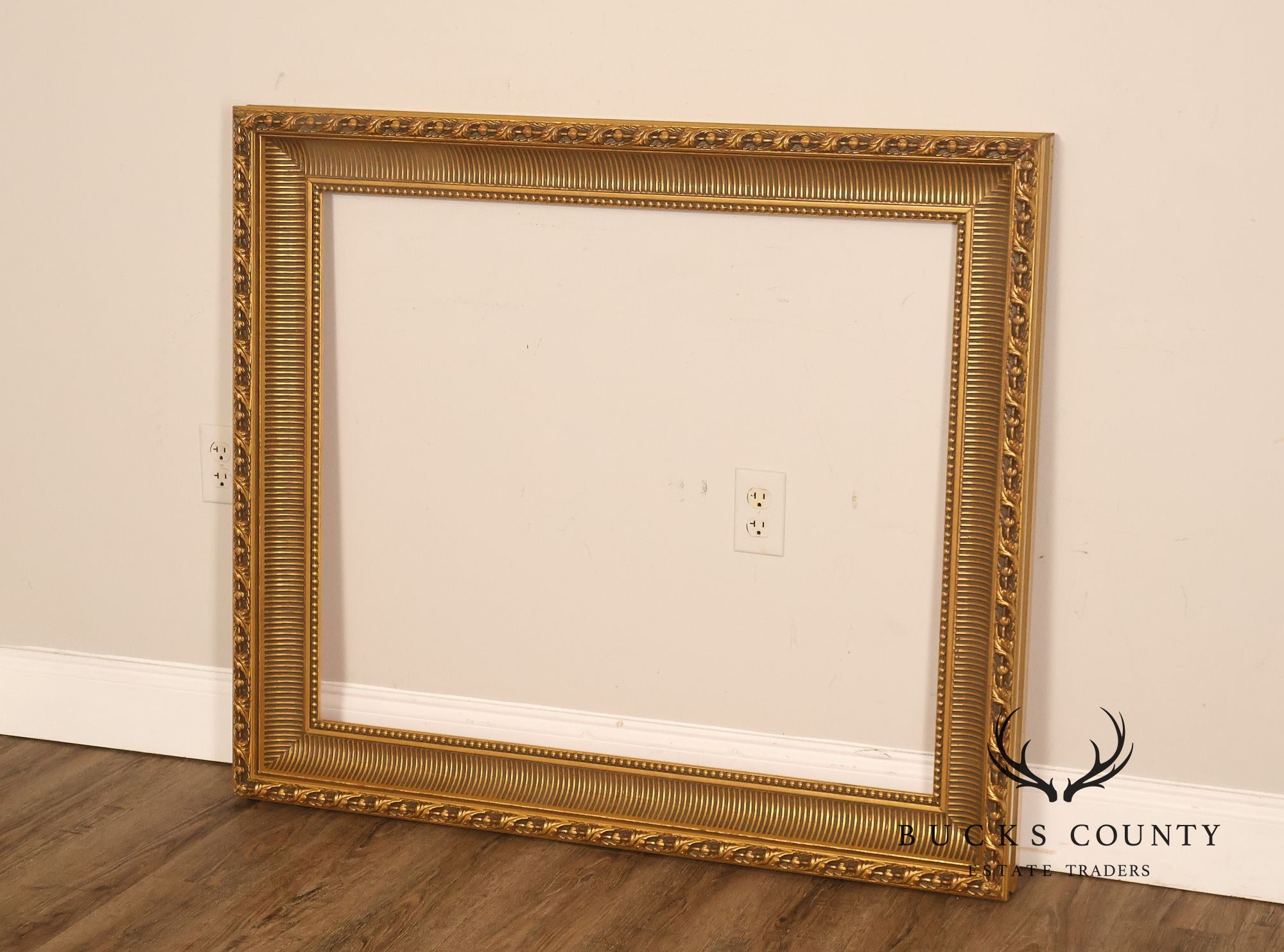 Newman Galleries Large Carved Gold Gilt Picture Frame