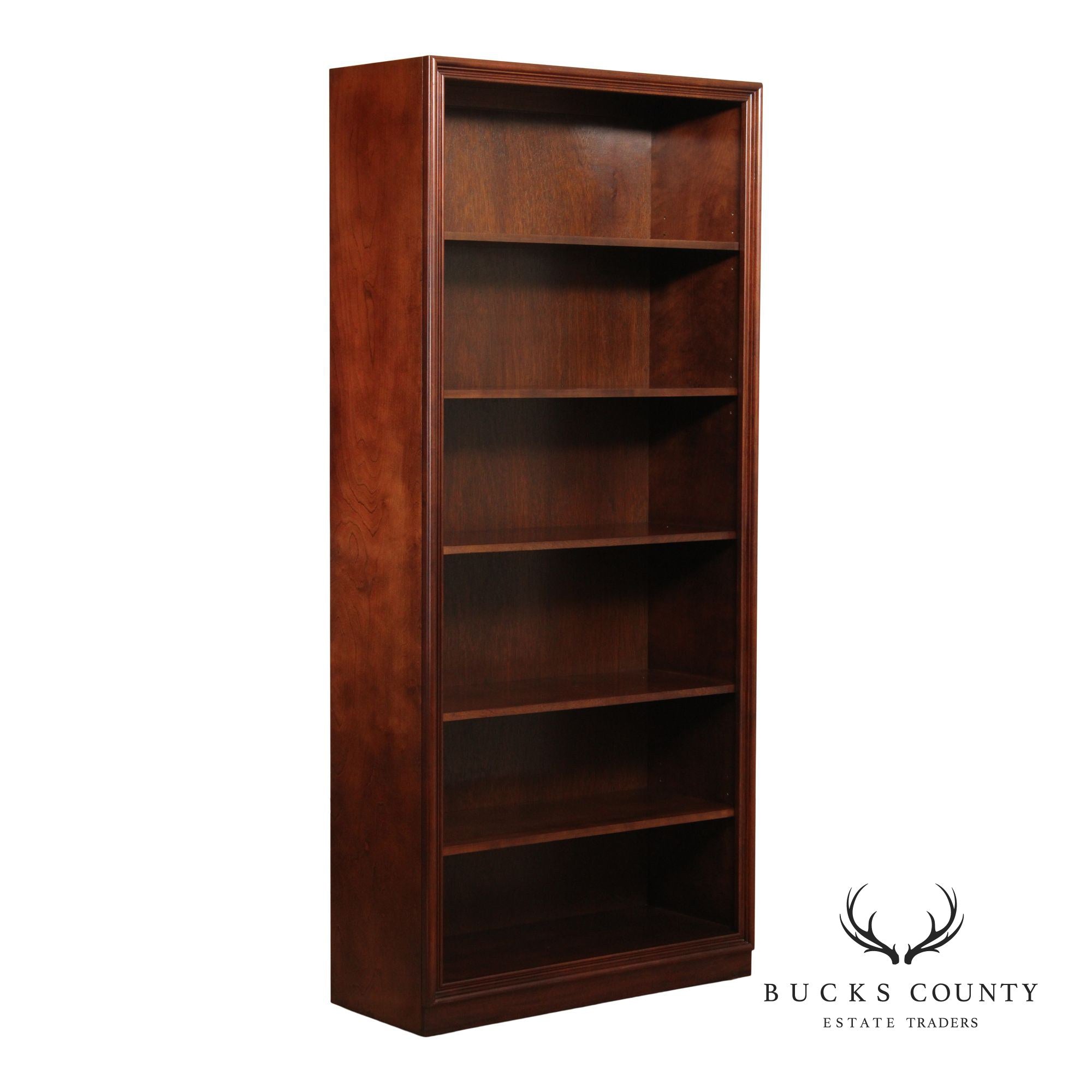 Sligh Traditional Mahogany Tall Open Bookcase