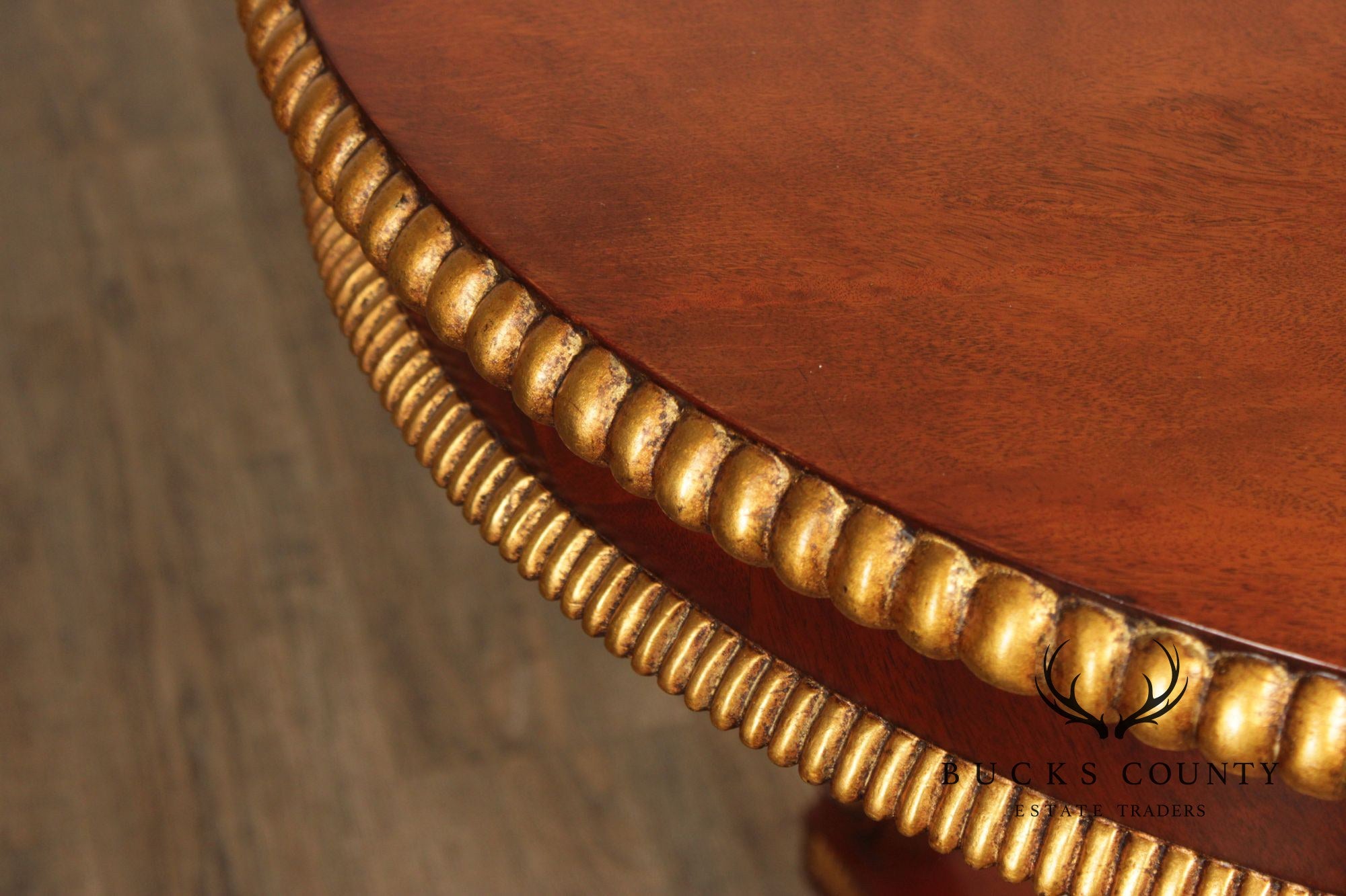 Regency Style Partial Gilt Mahogany Center Table