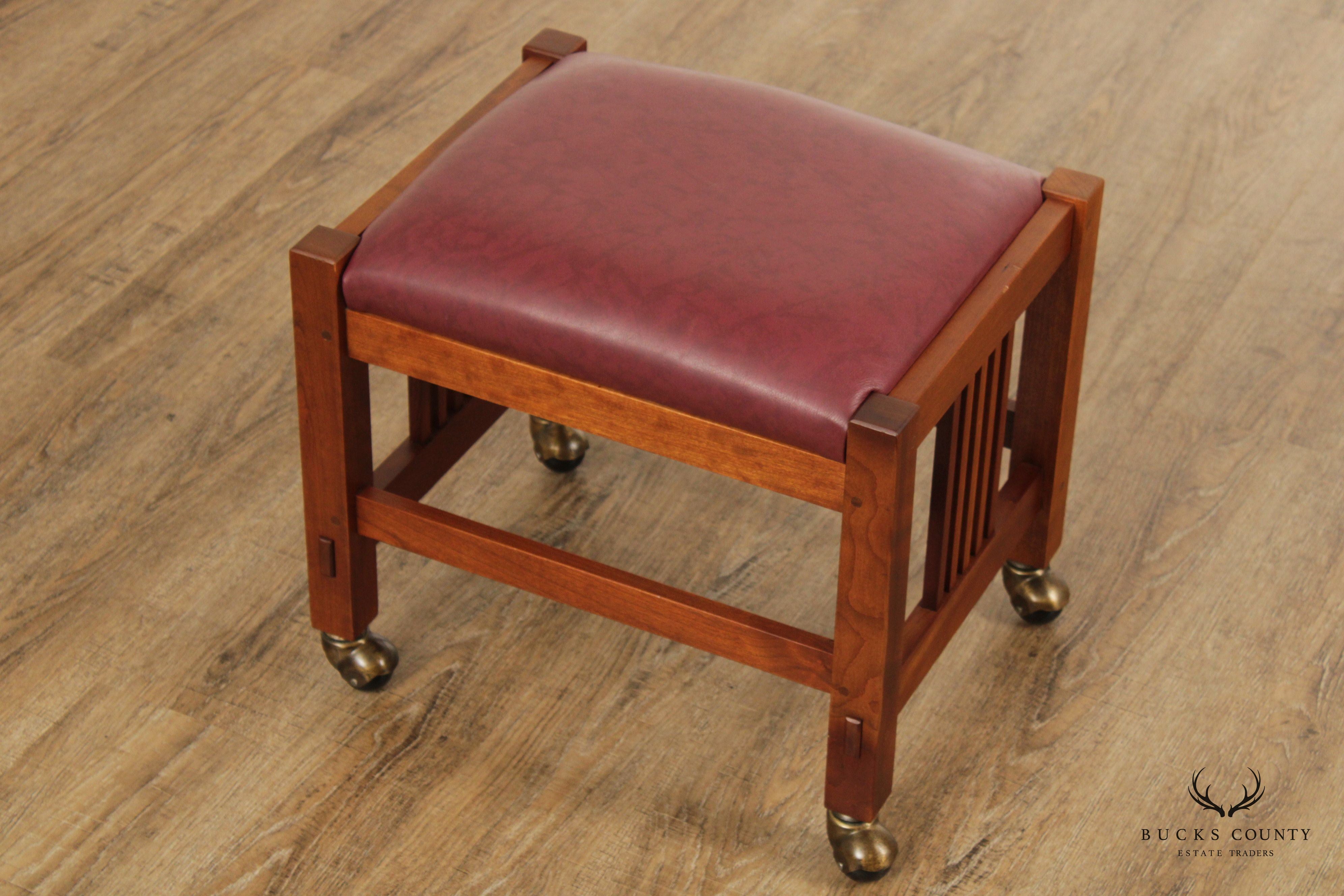 Stickley Mission Collection Cherry Foot Stool