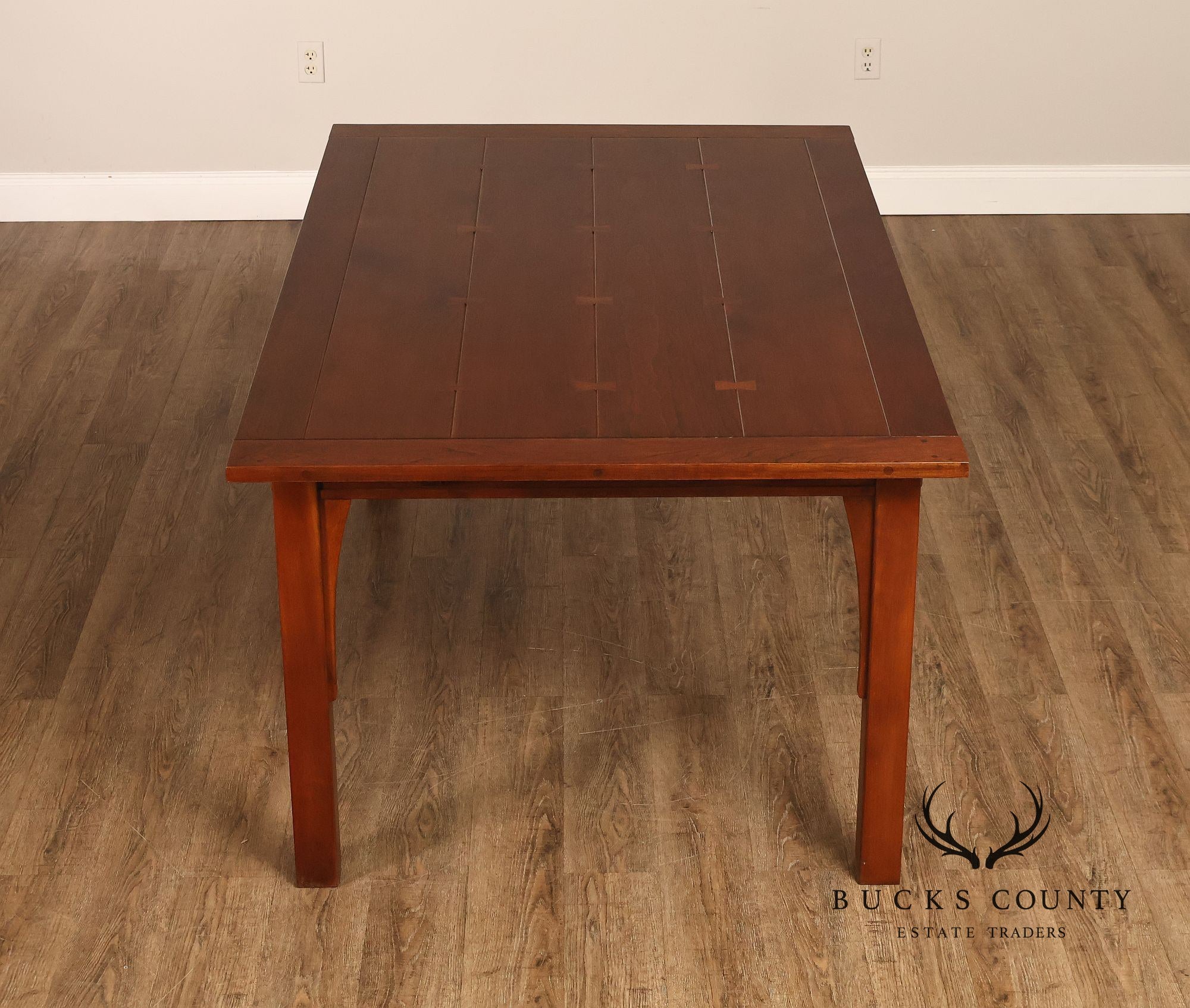 Stickley Mission Collection Cherry Extendable Dining Table
