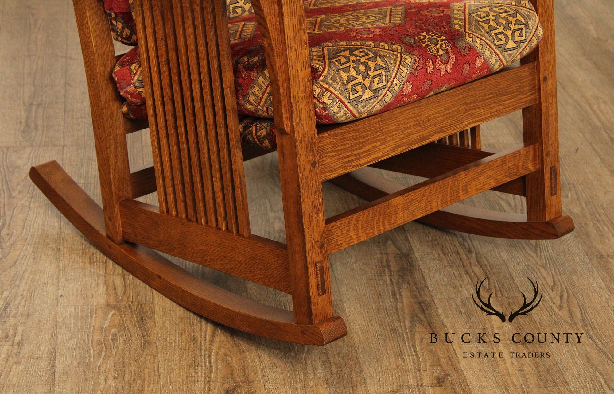 Stickley Mission Collection Oak Spindle Rocker